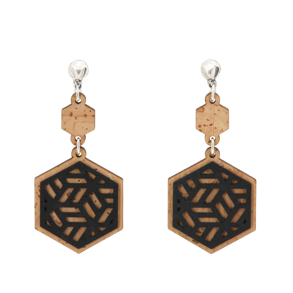 Ohrringe aus Kork * 2 Designs * handmade in Portugal * extrem nachhaltig * vegan * nickel- u. bleifrei