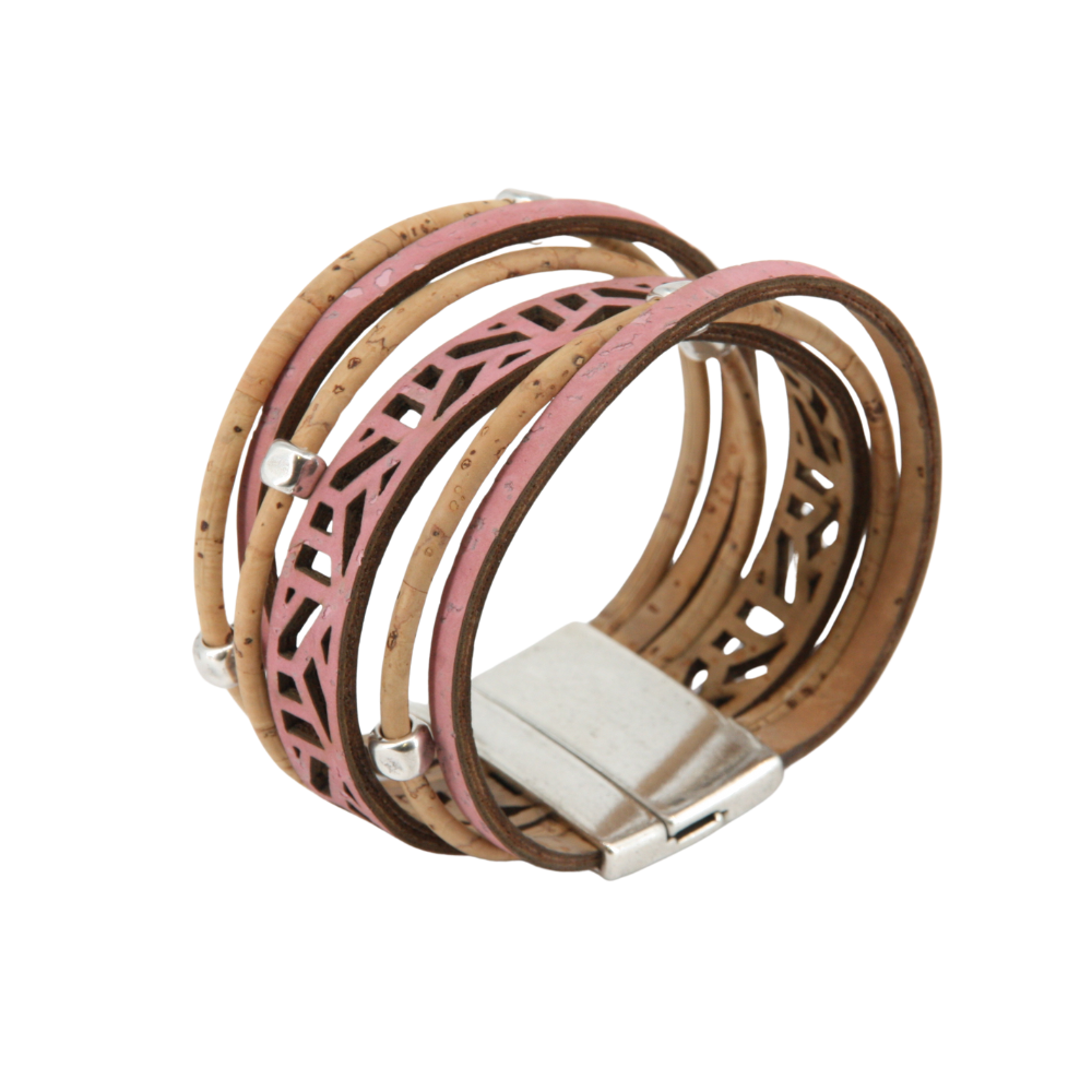 Armband aus Kork * handmade in Portugal * extrem nachhaltig * vegan * nickel- u. bleifrei