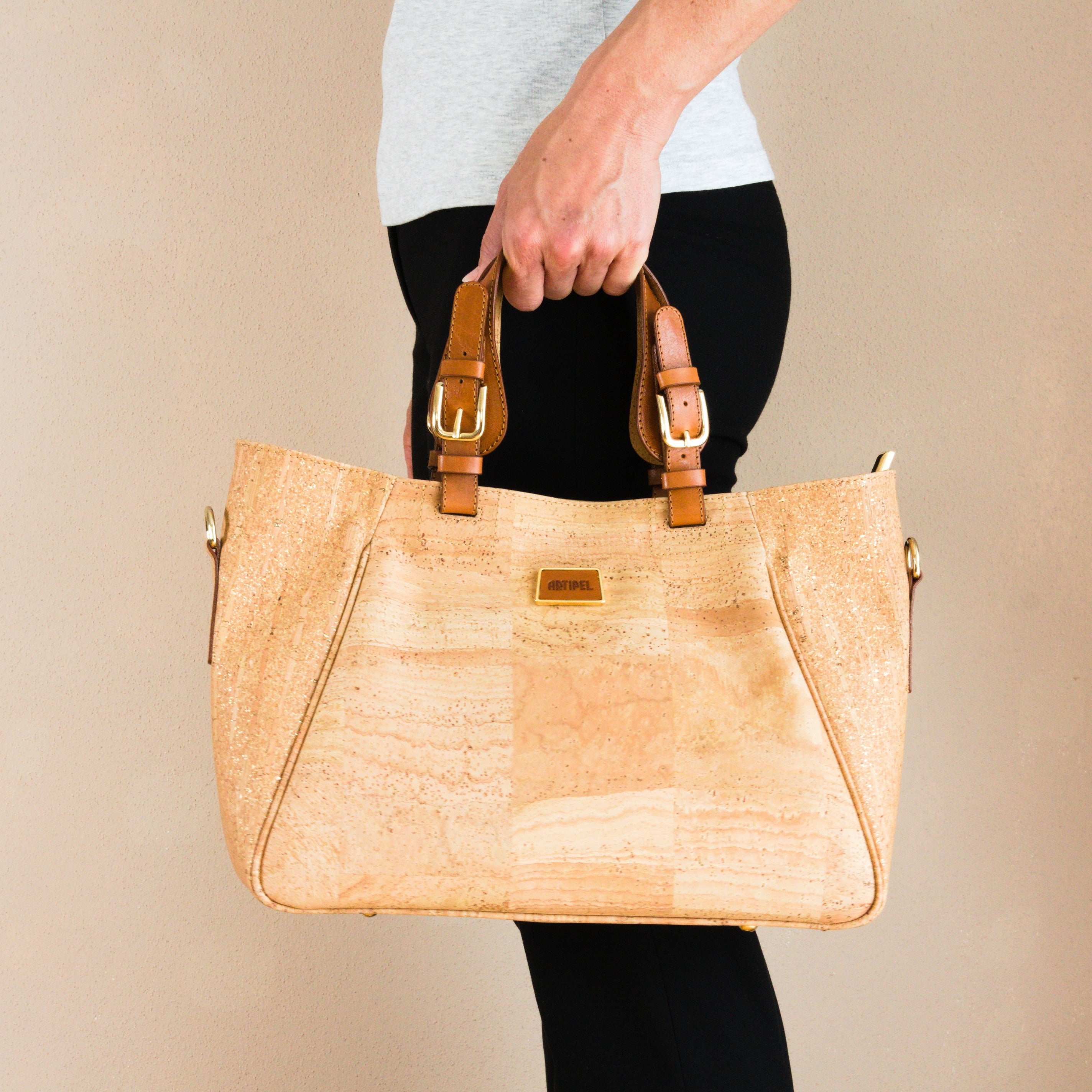Cork handbag * HI series - Noblesse in cork * Shoulder bag for women * Crossbody * Shopper * handmade in Portugal