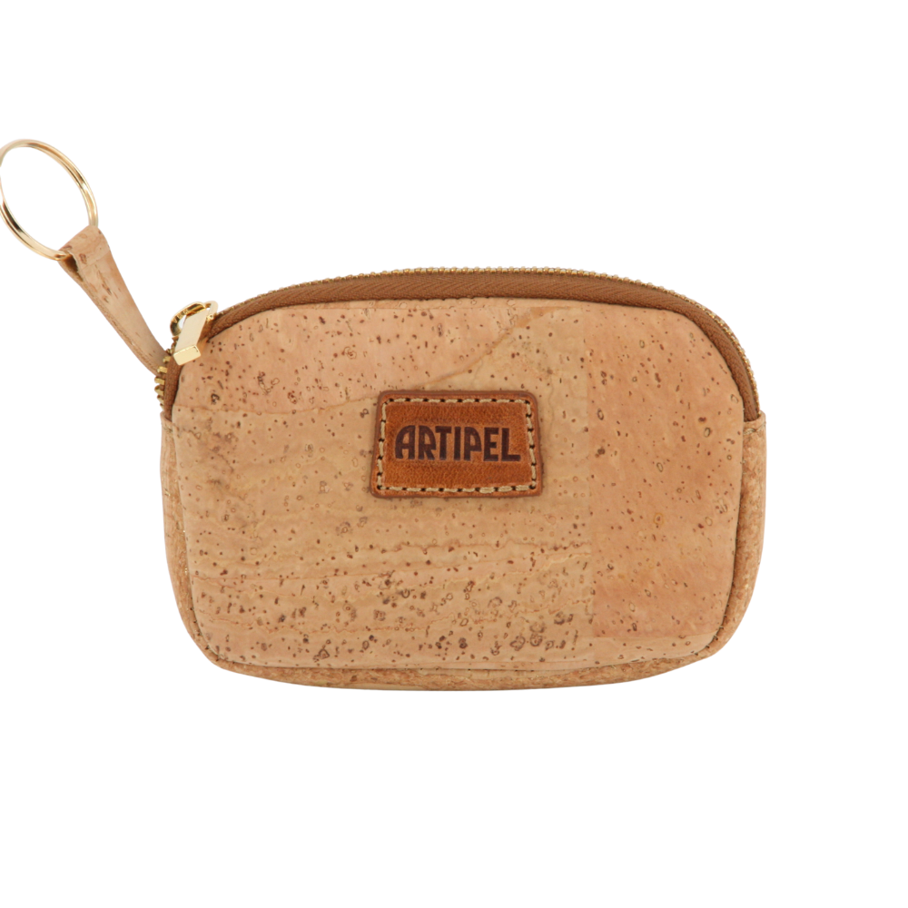 Kork Mini-Münzgeldbörse * verschiedene Designs * Vegan * hochwertiger Reißverschluss * Schlüsseletui * handmade in Portugal * Marke Artipel