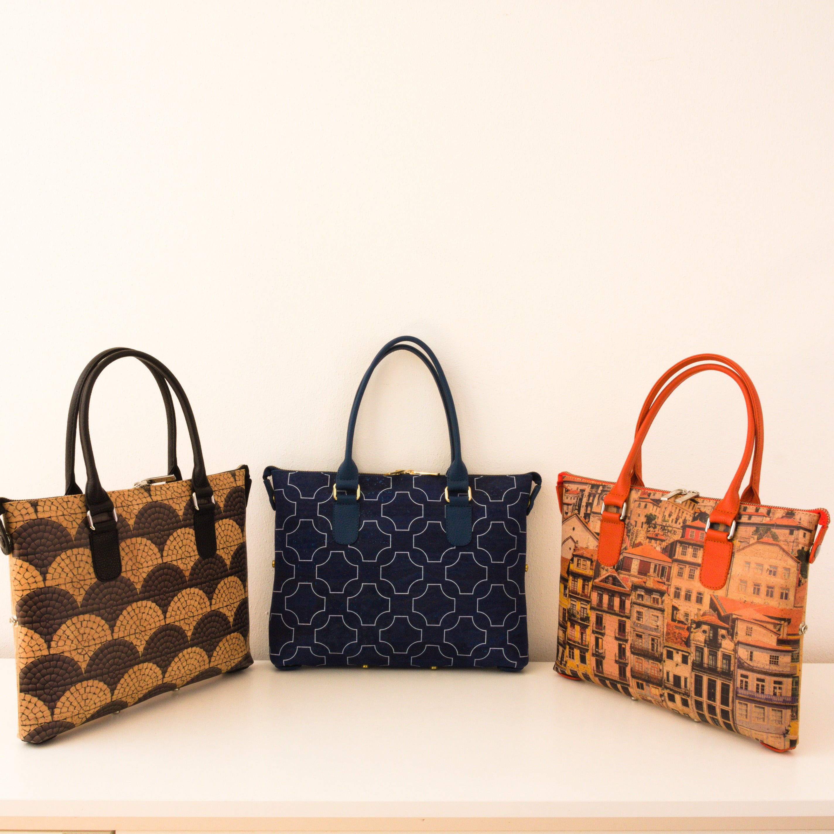 Borsa in sughero 3in1 * 2 misure * diversi design * borsa a tracolla da donna * tracolla * shopper * fatta a mano in Portogallo