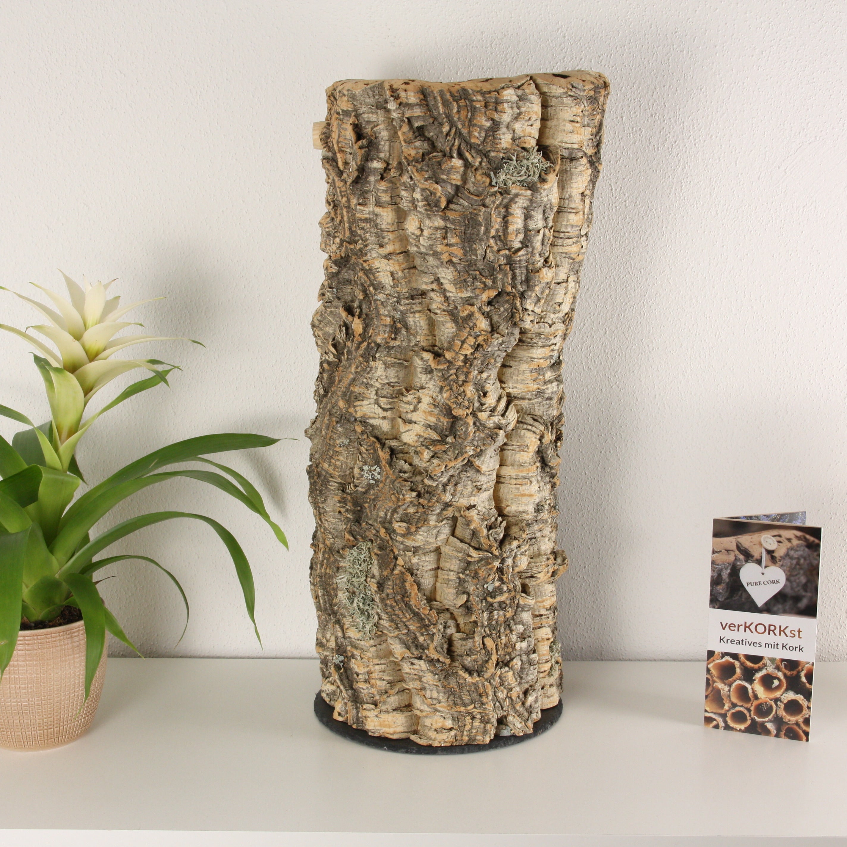 verKORKst Premium Toilettenpapier-Aufbewahrung aus Kork * Vintage WC-Rollen Halter * Klopapierspender 5 Rollen * Badezimmer-Accessoires