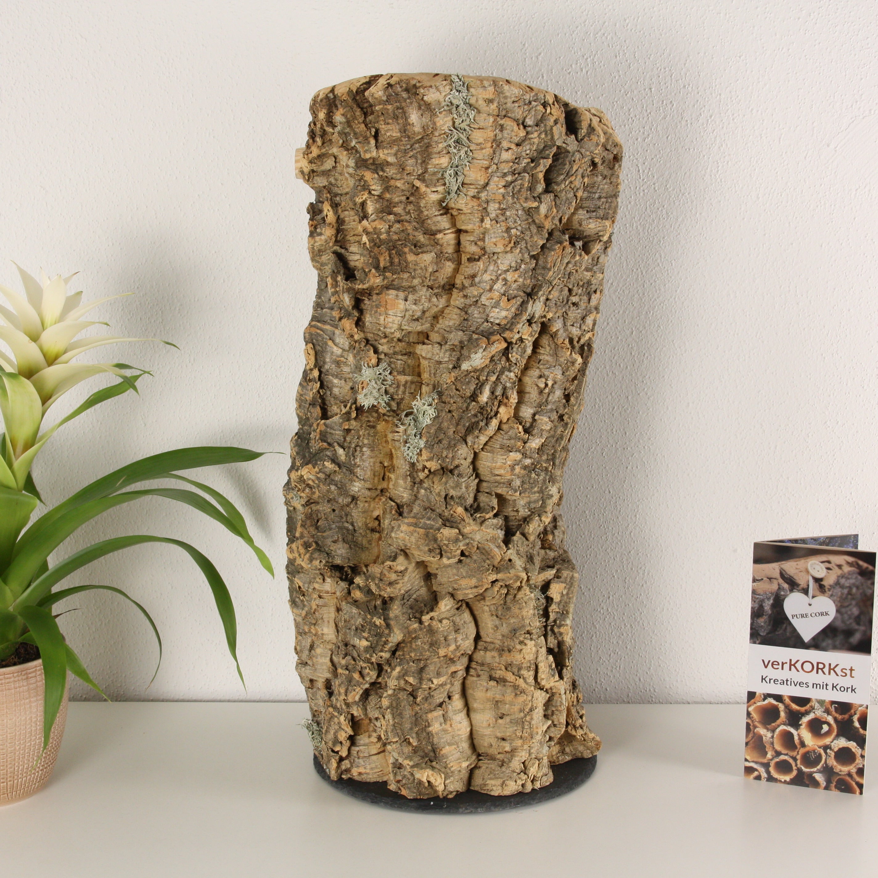 verKORKst Premium Toilettenpapier-Aufbewahrung aus Kork * Vintage WC-Rollen Halter * Klopapierspender 5 Rollen * Badezimmer-Accessoires