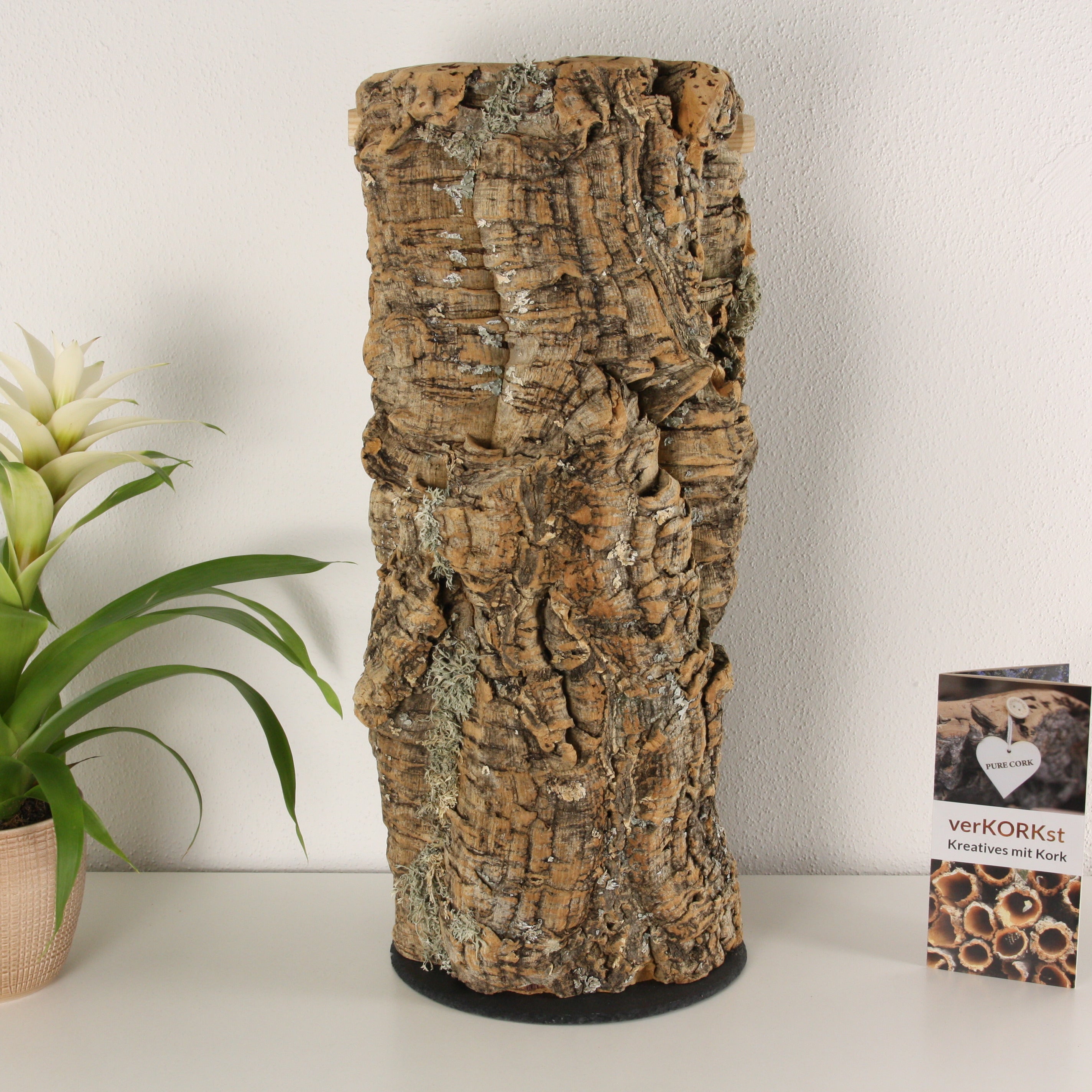 verKORKst Premium Toilettenpapier-Aufbewahrung aus Kork * Vintage WC-Rollen Halter * Klopapierspender 5 Rollen * Badezimmer-Accessoires