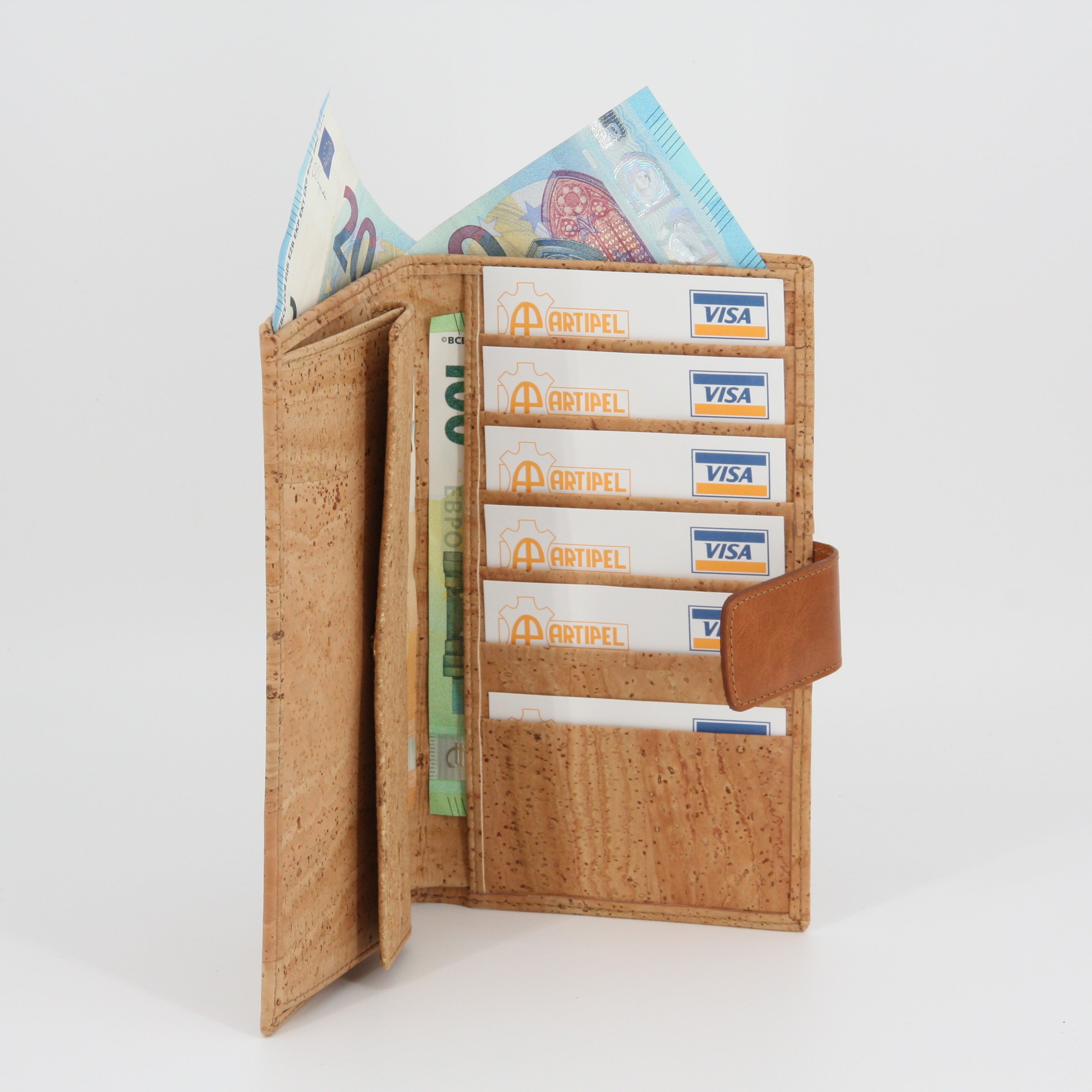 Kork Damen Geldbörse * Frauen Portemonnaie * handmade in Portugal * Marke Artipel