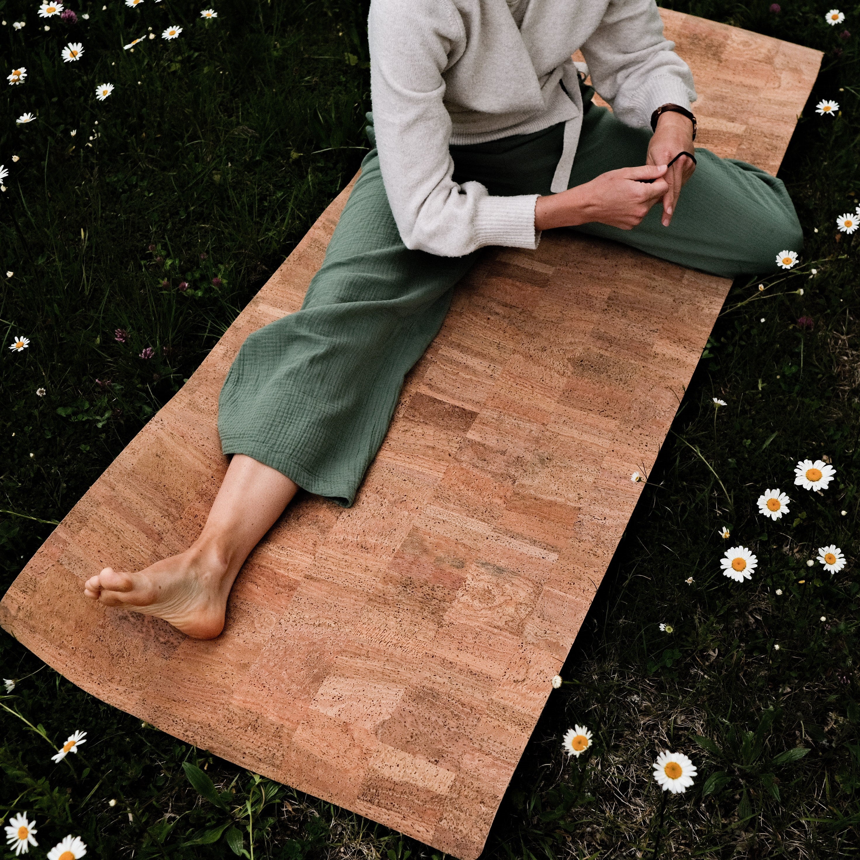 Yoga-Matte aus Kork * Kork-Yogamatte * vegan * umweltfreundlich * rutschfest * antiseptisch * Premium Qualität * hergestellt in Portugal