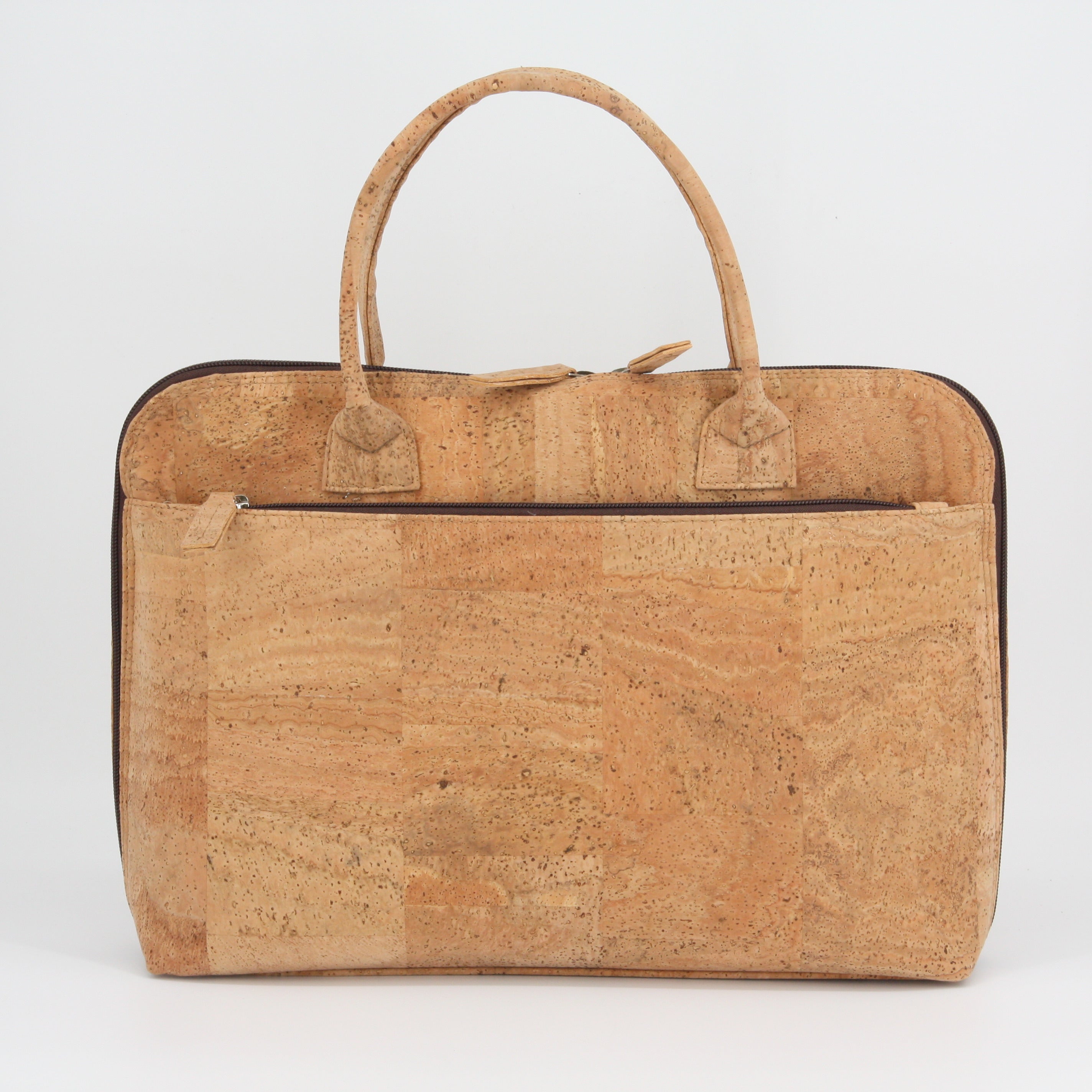 Kork Aktentasche für Frauen und Männer * 2 Farben * Vegan * Laptoptasche * Bürotasche * abwaschbar * antiseptisch * sehr leicht * handmade