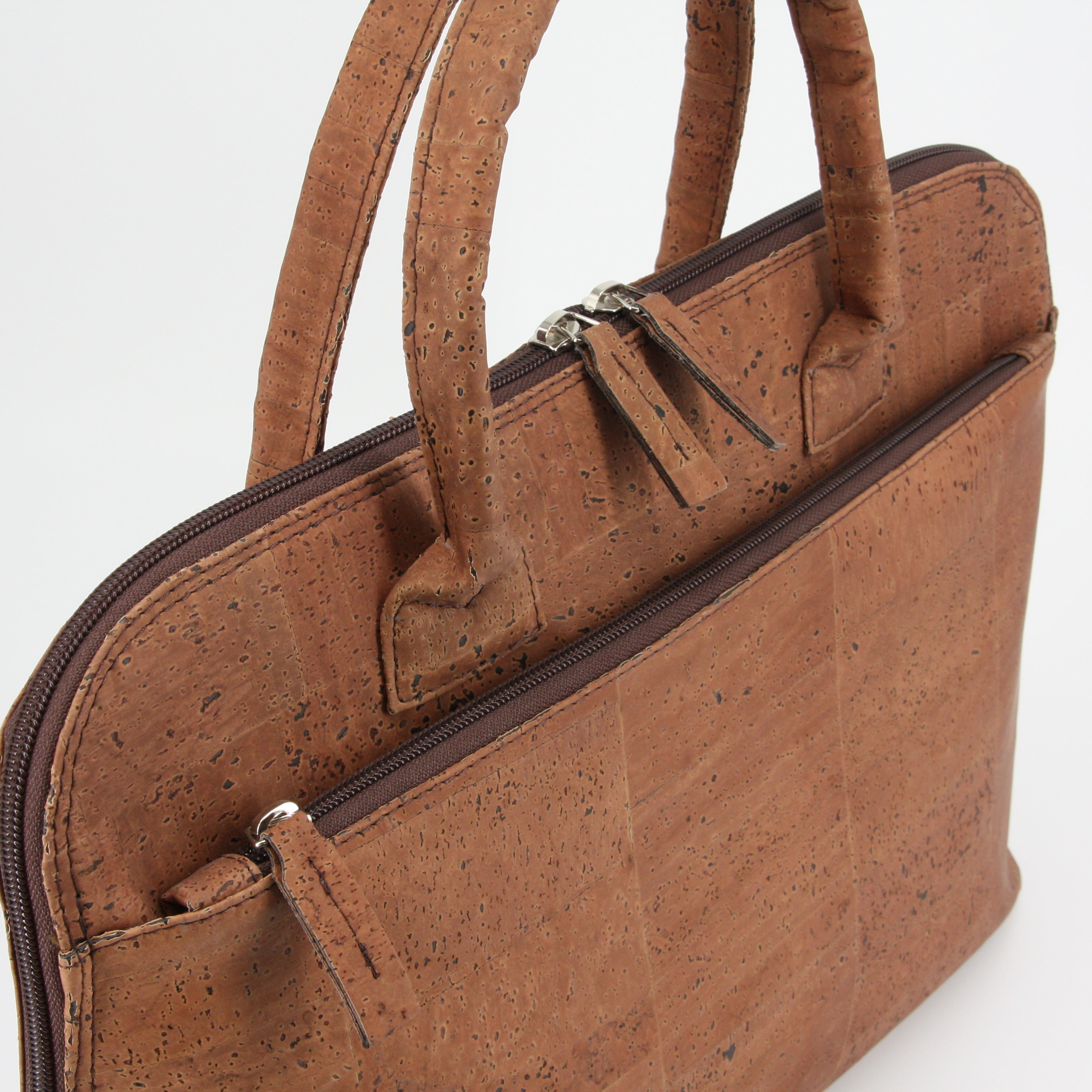 Kork Aktentasche für Frauen und Männer * 2 Farben * Vegan * Laptoptasche * Bürotasche * abwaschbar * antiseptisch * sehr leicht * handmade