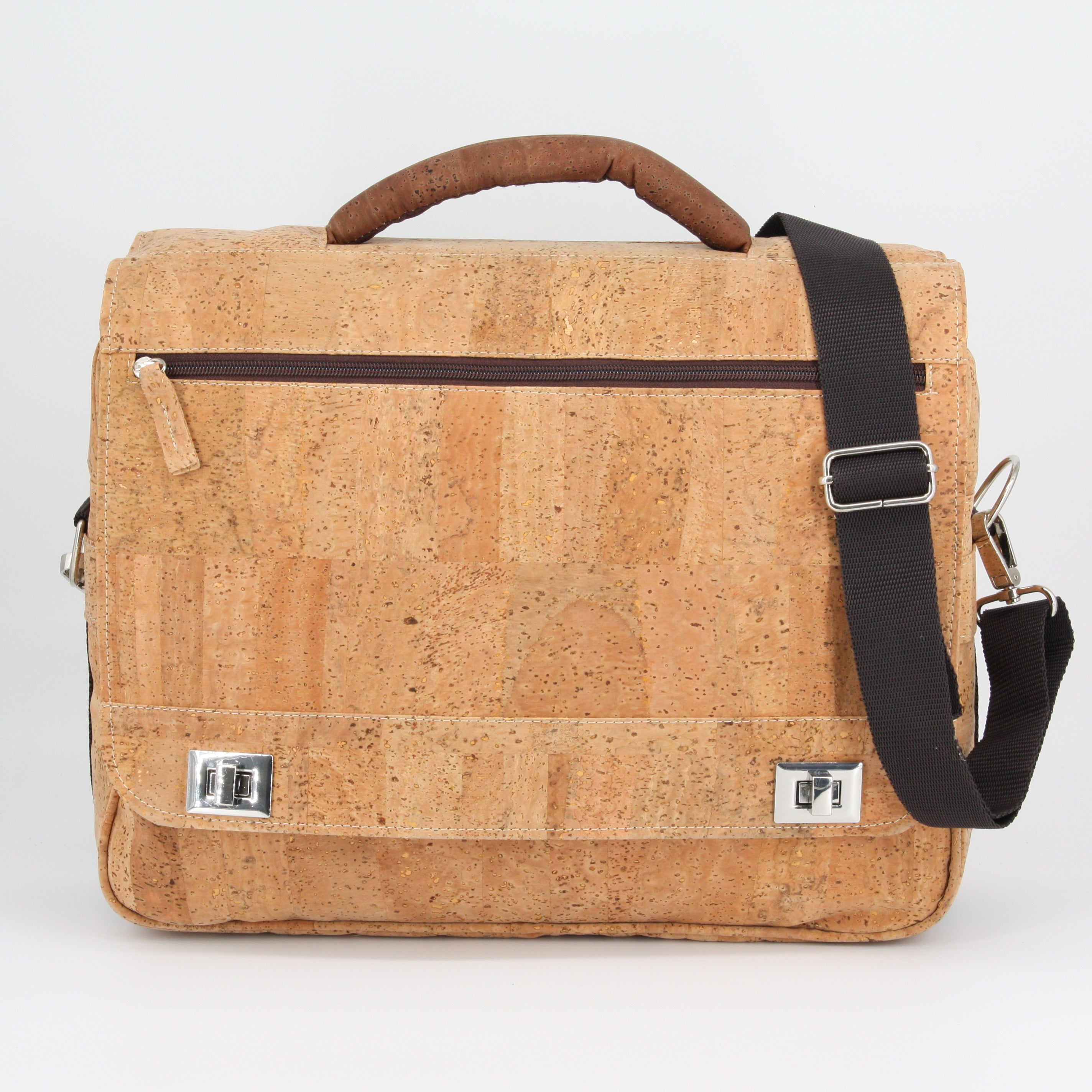 Kork Aktentasche für Männer und Frauen * in 2 Farben * Vegan * Laptoptasche * Bürotasche * abwaschbar * antiseptisch * sehr leicht * handmade in Portugal