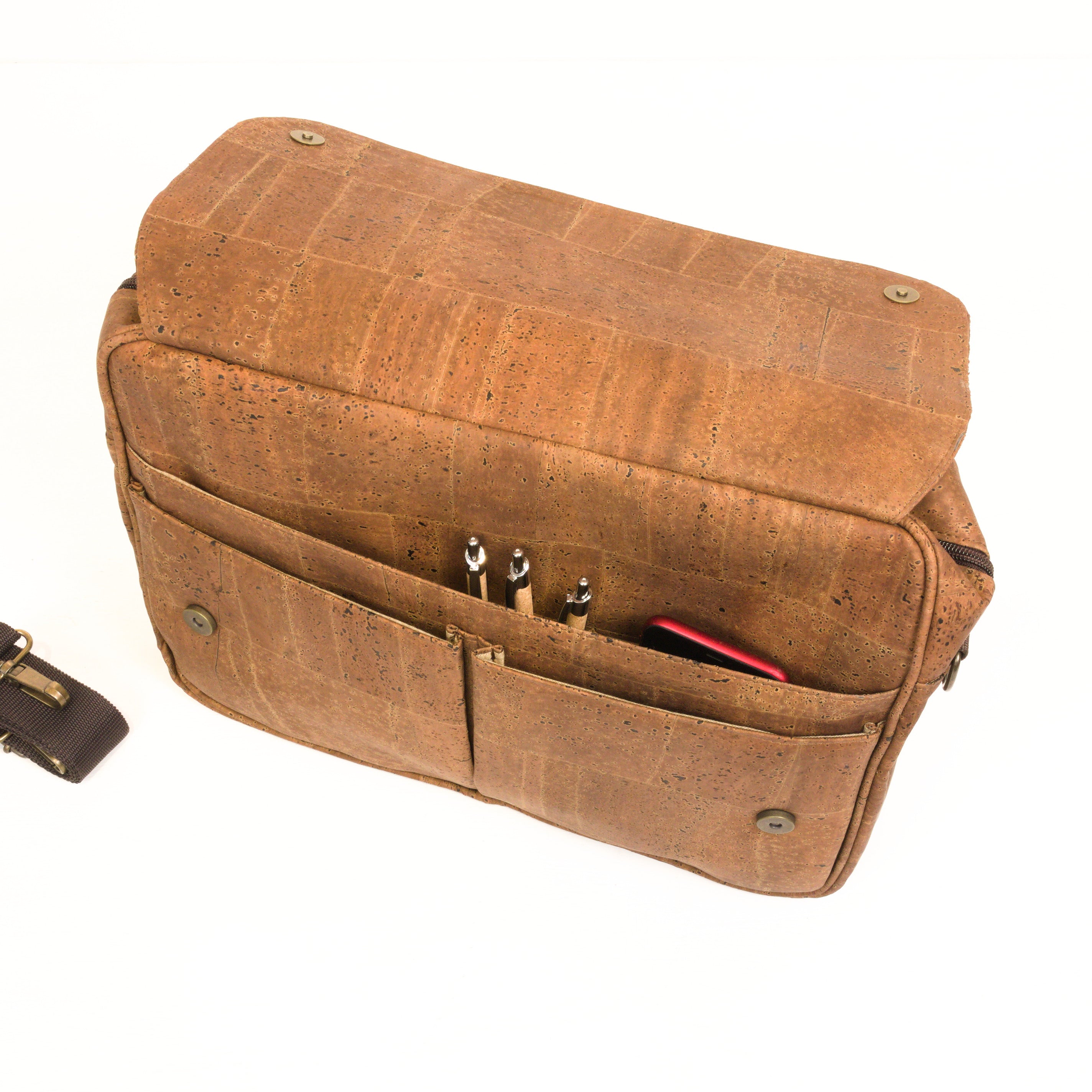 Kork Aktentasche für Männer und Frauen * in 2 Farben * Premium Qualität * Vegan * Laptoptasche * Bürotasche * abwaschbar * antiseptisch * sehr leicht * handmade in Portugal