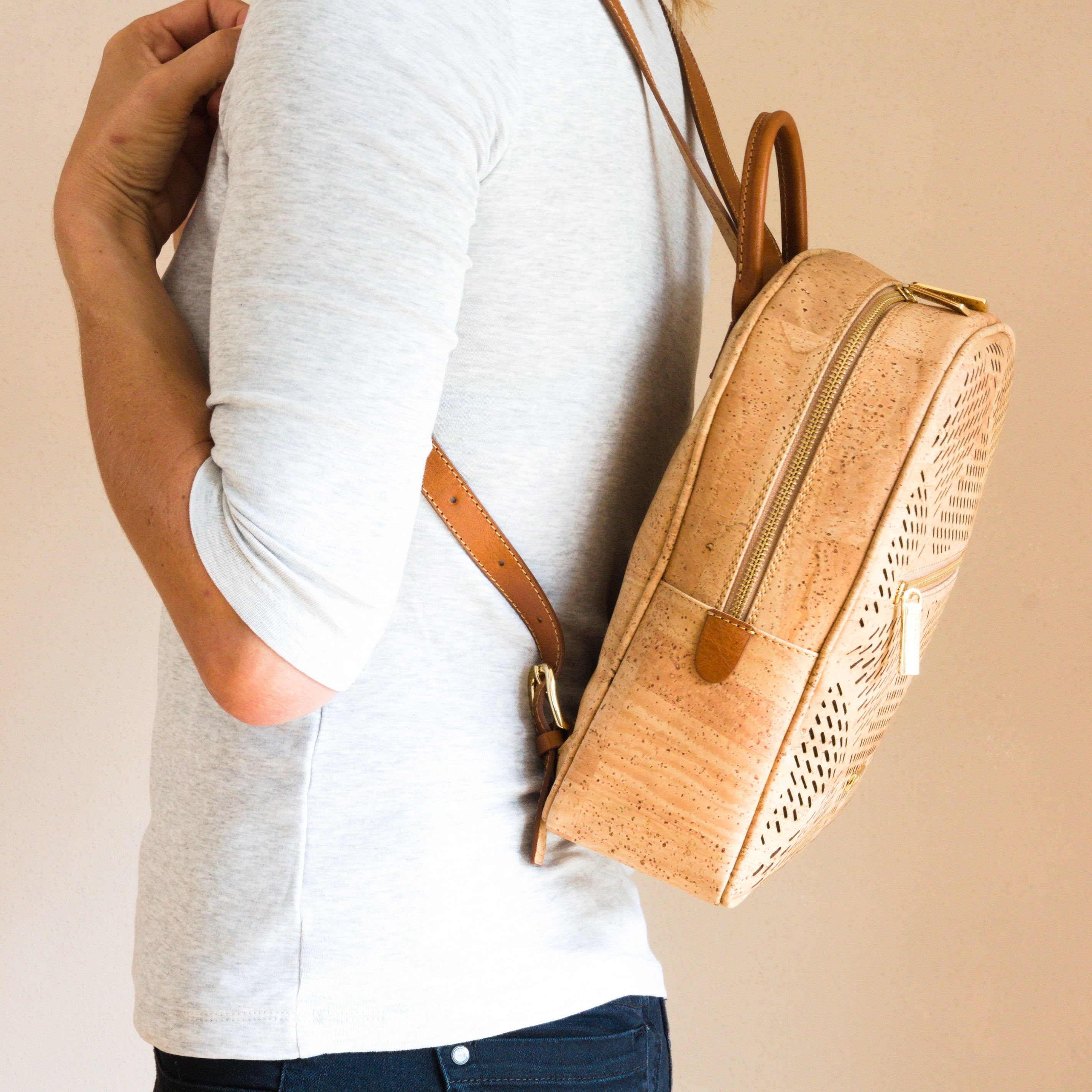 Kork Rucksack * high-end Qualität * Rucksack für Frauen * Backpack aus Kork * handmade in Portugal
