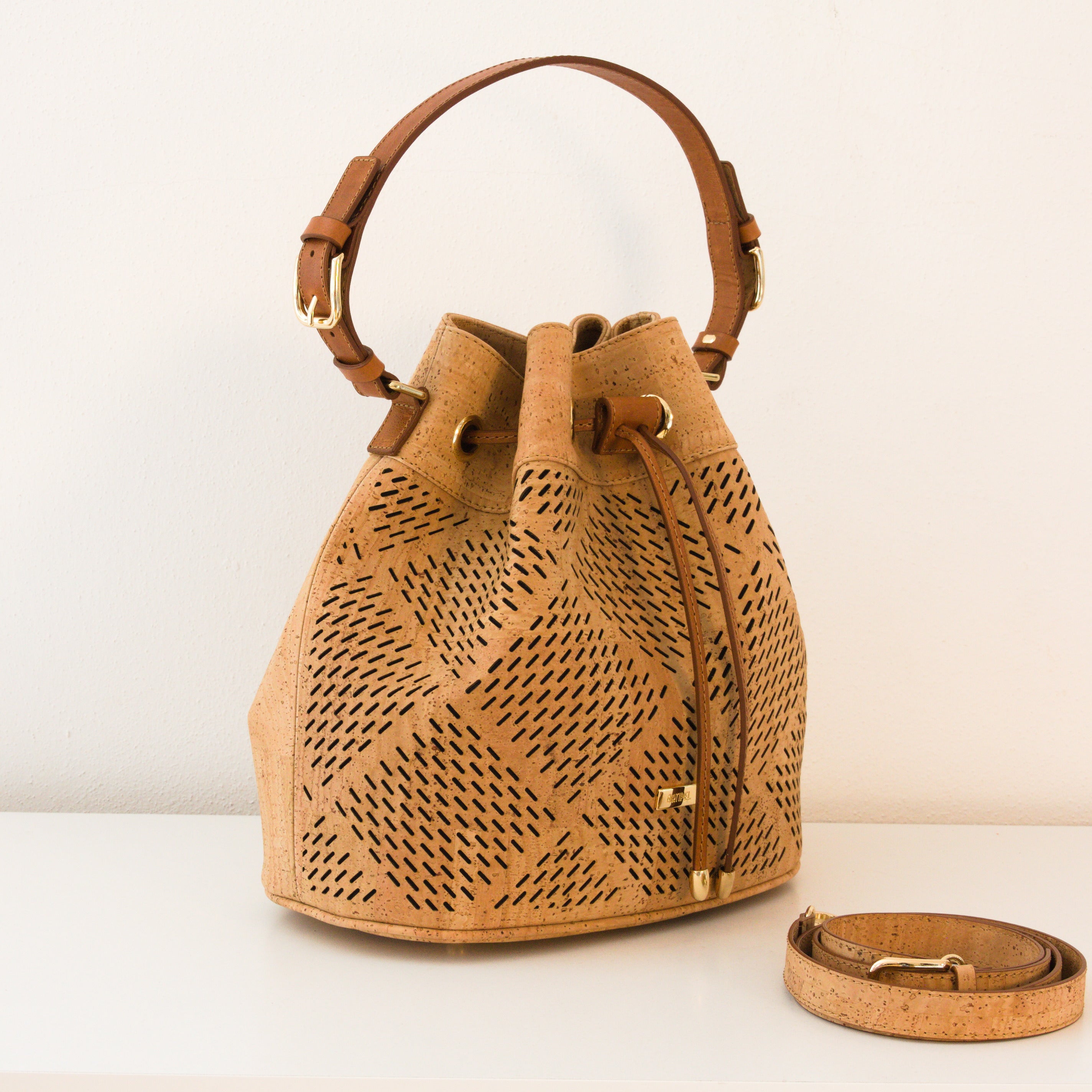 Borsa in sughero * borsa a tracolla da donna * tracolla * shopper * fatta a mano in Portogallo