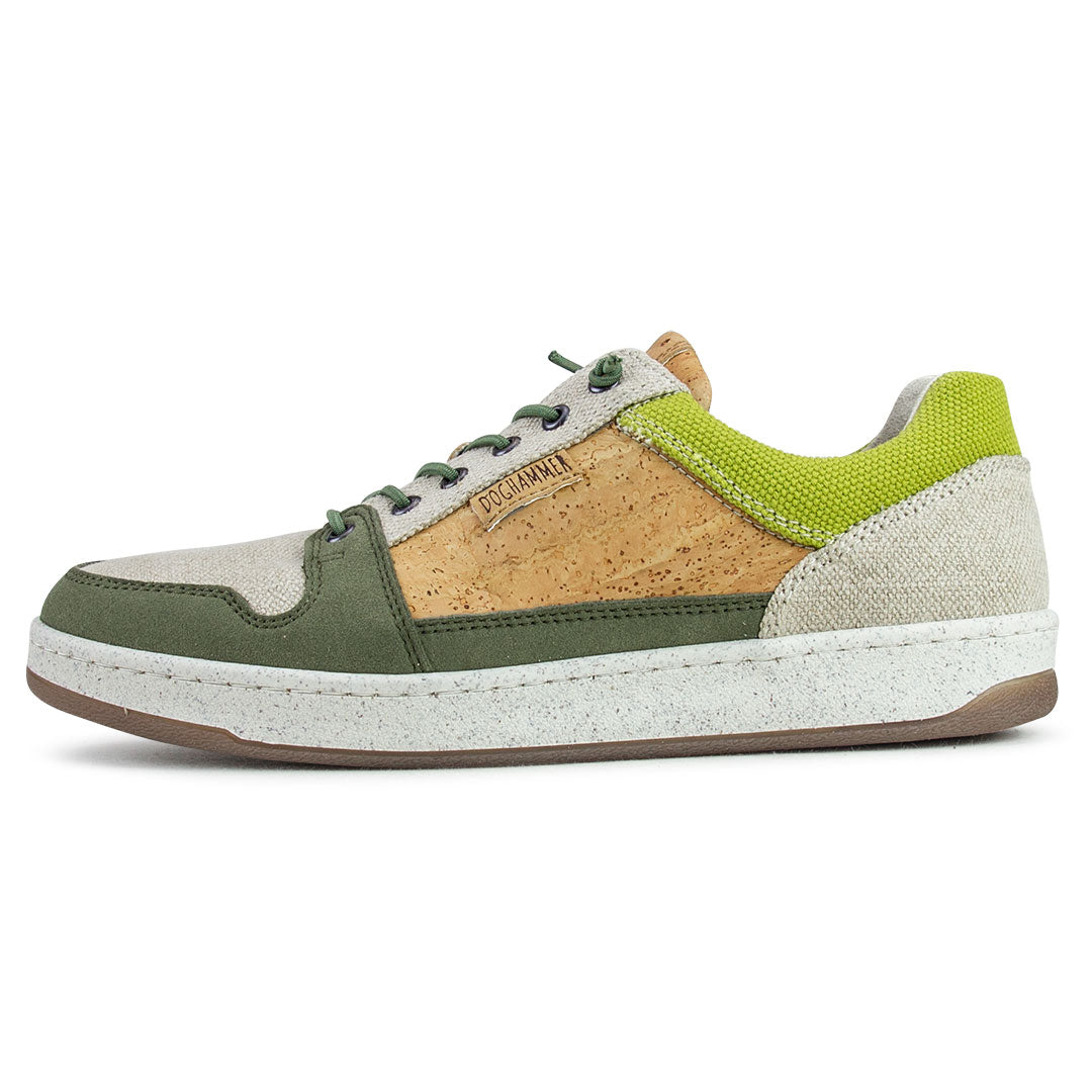 Kork Sneaker * Natural Commuter vegan Oliv * Freizeitschuh aus Kork von Doghammer Rosenheim * nachhaltiger Männerschuh * handmade in Portugal