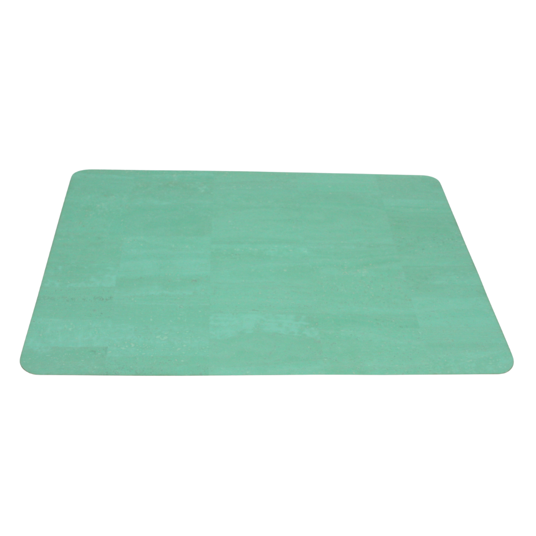 verKORKst Premium Kork Tischset * Farbe Minze * Farbe gebrannt * Premium Qualität * hitzebeständig * abwaschbar * antiseptisch * made in Portugal