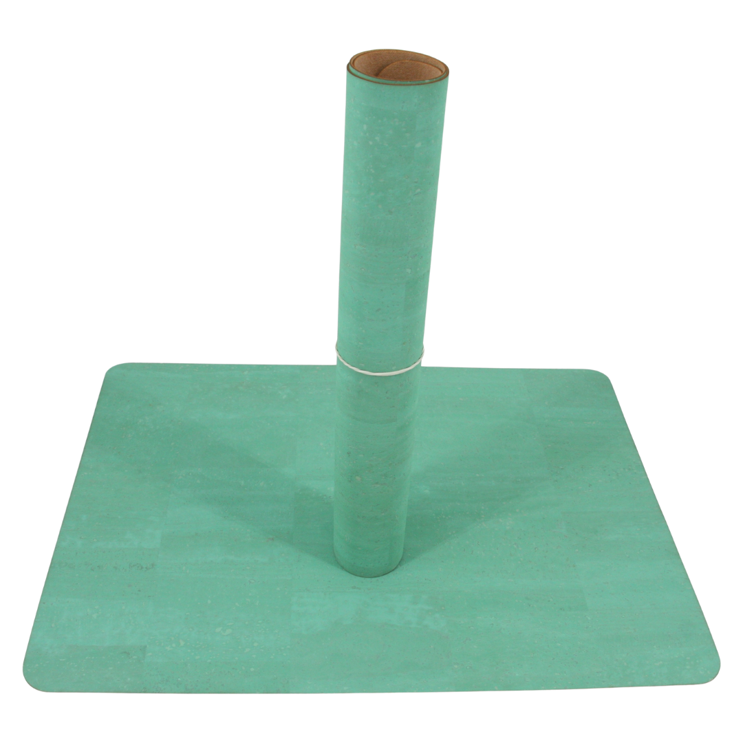 verKORKst Premium Kork Tischset * Farbe Minze * Farbe gebrannt * Premium Qualität * hitzebeständig * abwaschbar * antiseptisch * made in Portugal