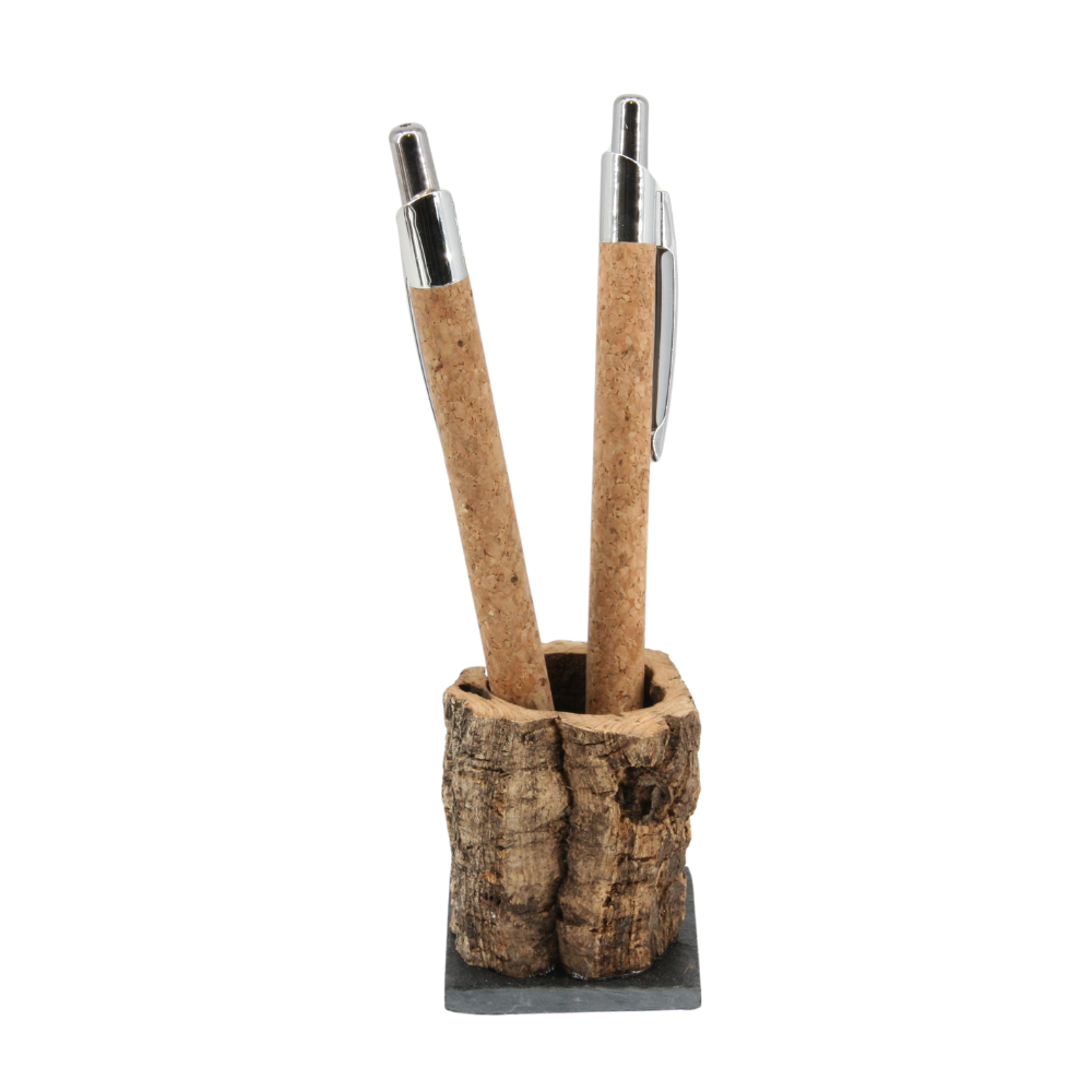 Zahnstocherhalter aus Kork * Stifthalter aus Kork * 2 Größen * Deko für Tisch und Schreibtisch * handgefertigt in Deutschland