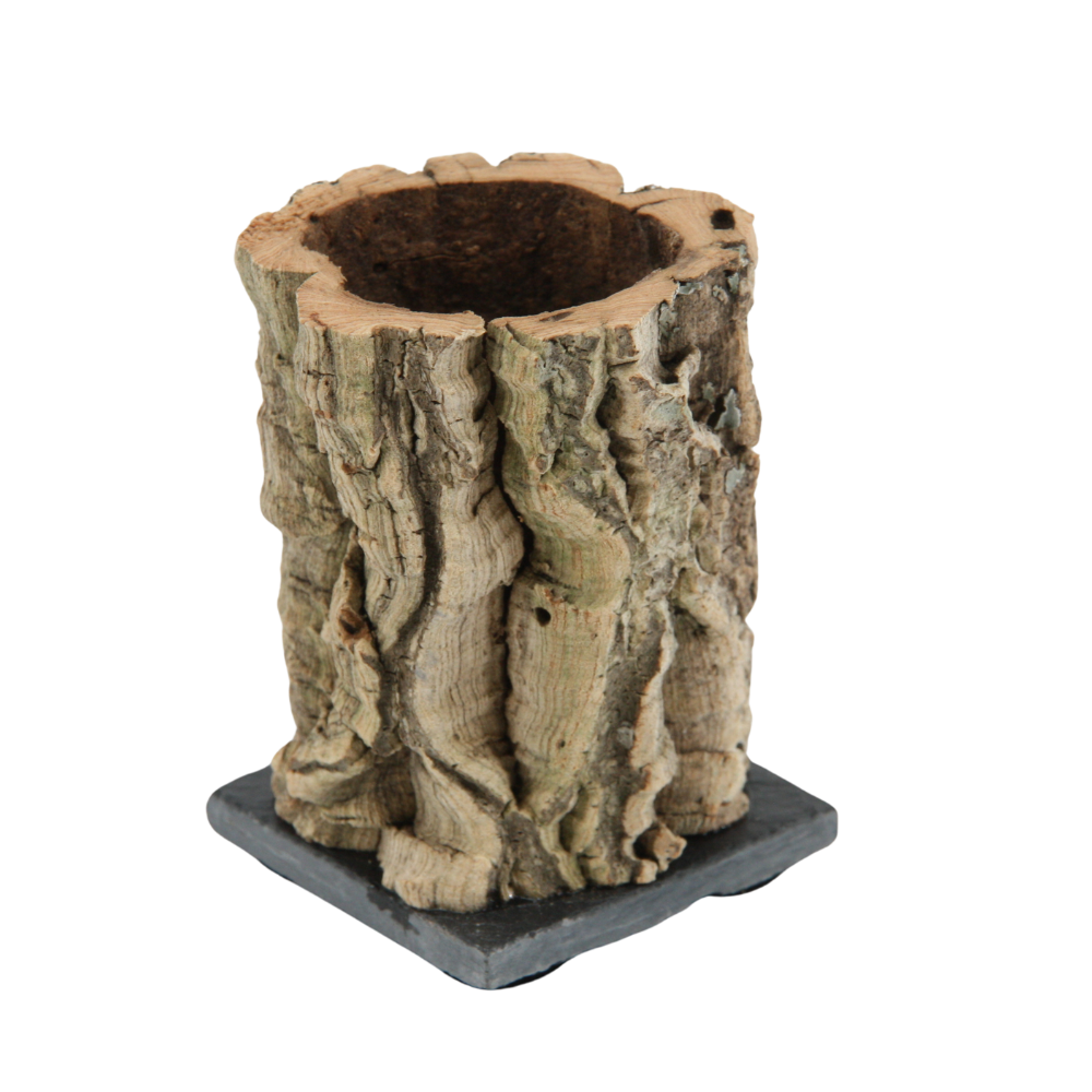 Flower vase made of cork * Vase with test tube for flowers, bath salts, sweets, decoration * Easter decoration for table * handmade in Germany