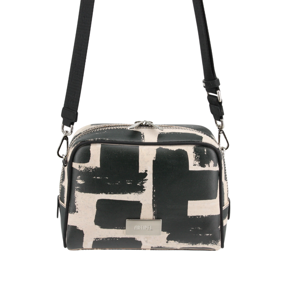 Kork Handtasche * Black & White Edition * high-end Qualität * Vegan * Umhängetasche für Frauen * Crossbody * Shopper * handmade in Portugal