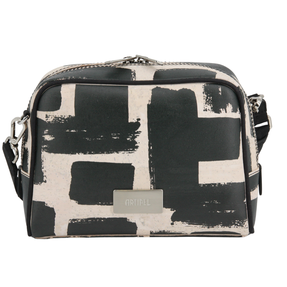 Kork Handtasche * Black & White Edition * high-end Qualität * Vegan * Umhängetasche für Frauen * Crossbody * Shopper * handmade in Portugal