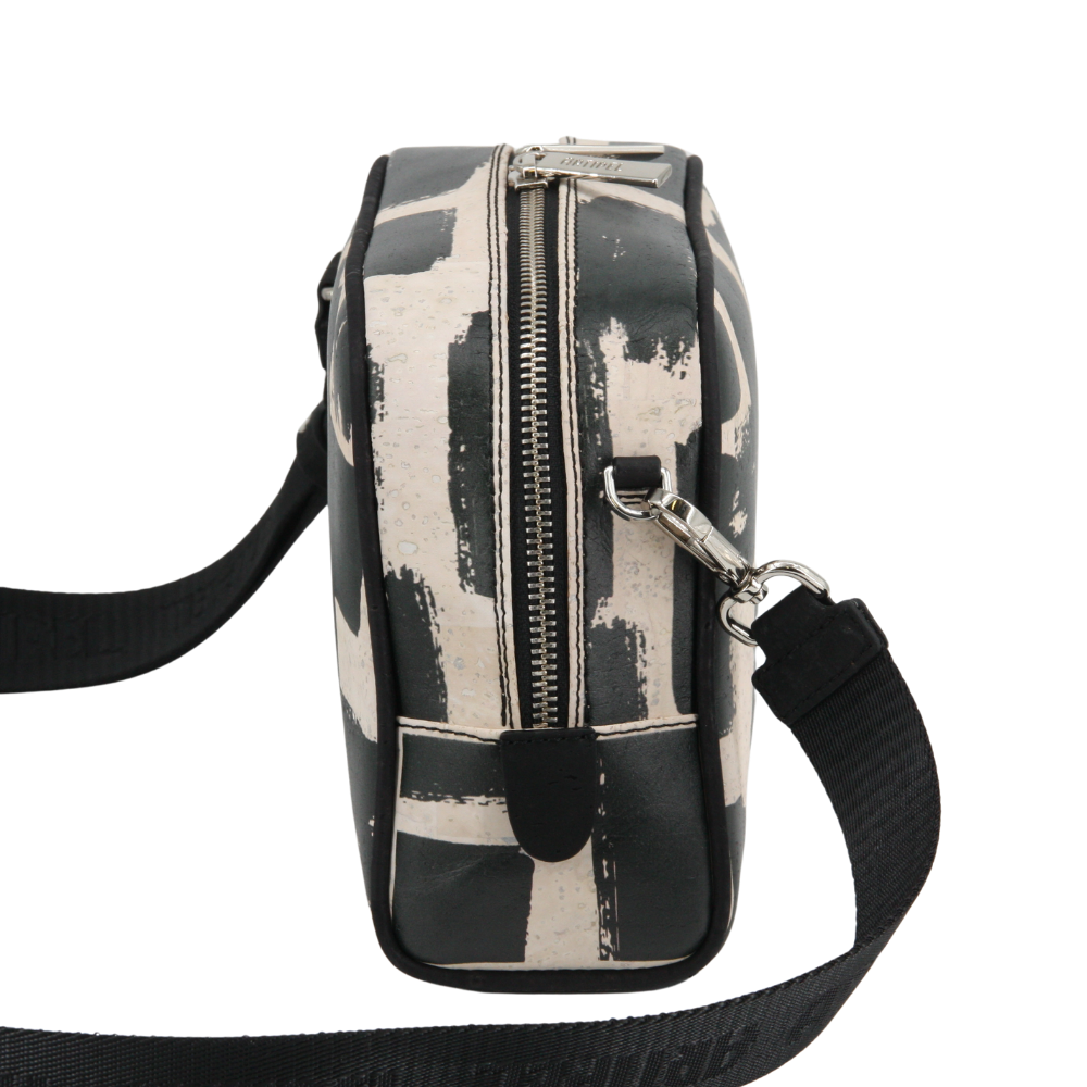 Kork Handtasche * Black & White Edition * high-end Qualität * Vegan * Umhängetasche für Frauen * Crossbody * Shopper * handmade in Portugal
