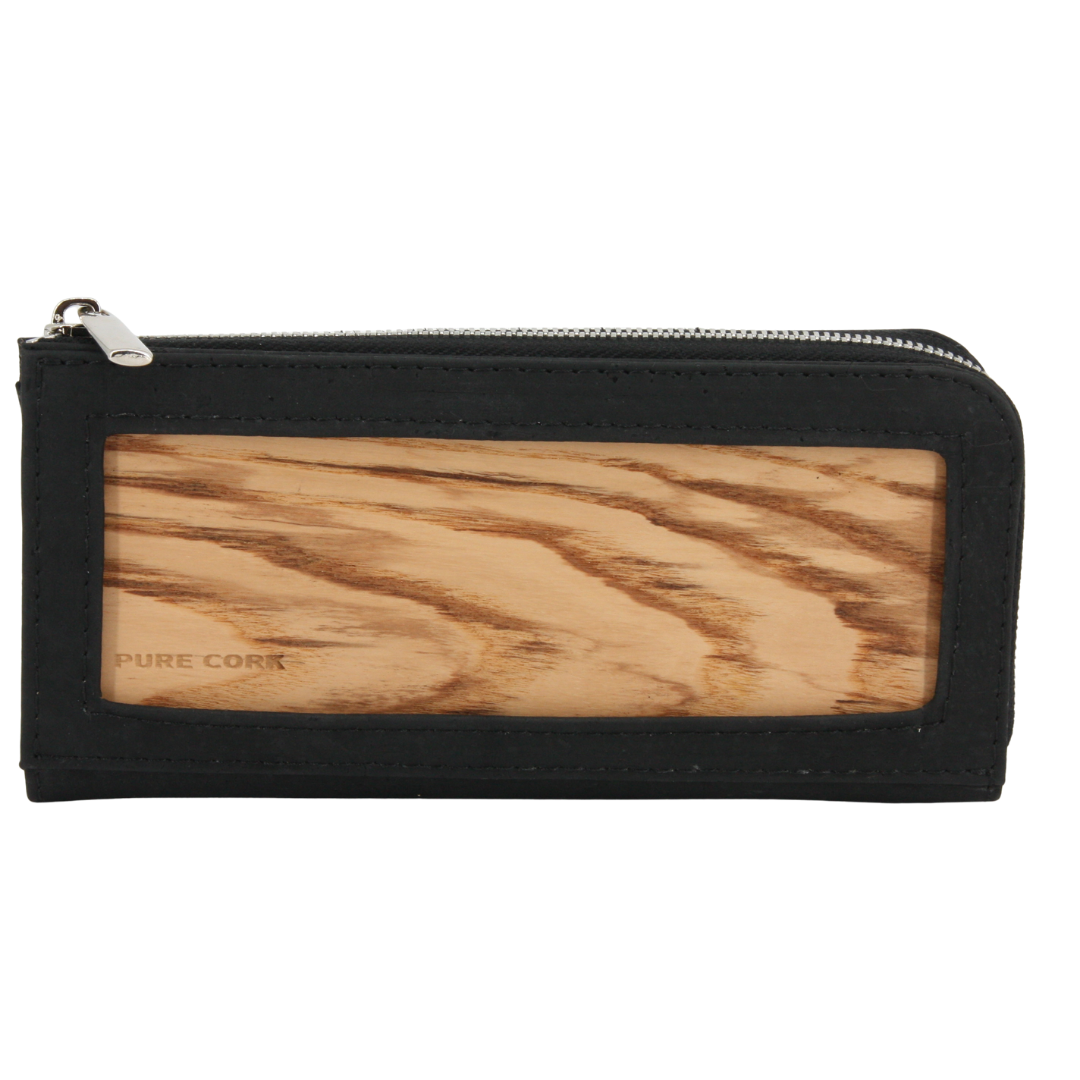 Holz Kork Geldbörse * Bellina * Kork und Eschenholz * weltweit einzigartig * Holzpaneel austauschbar * high-end Qualität * Portemonnaie für Frauen * handmade in Südtirol