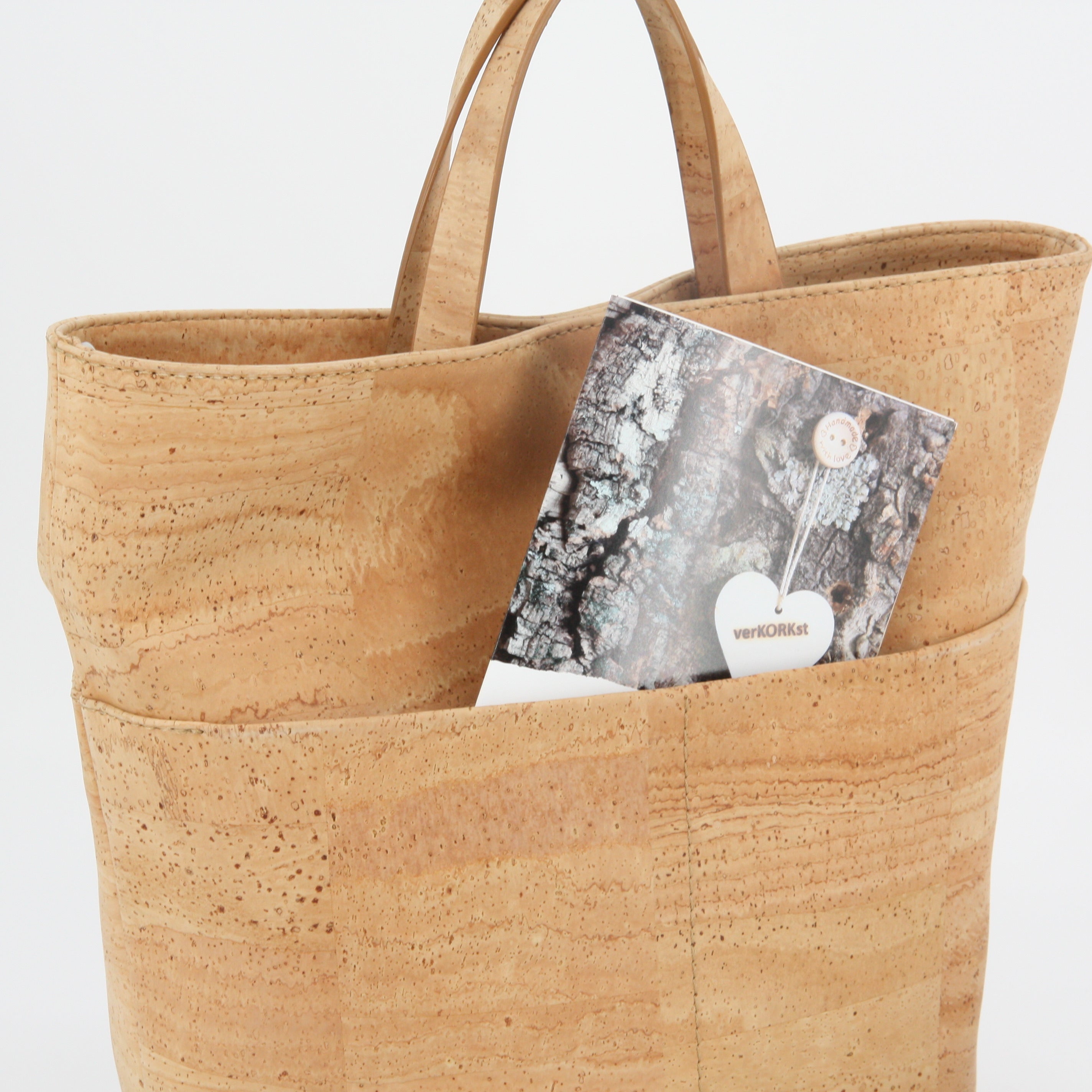 Cork handbag * in 2 colors * vegan * shoulder bag for women * crossbody * shopper * handmade in Portugal