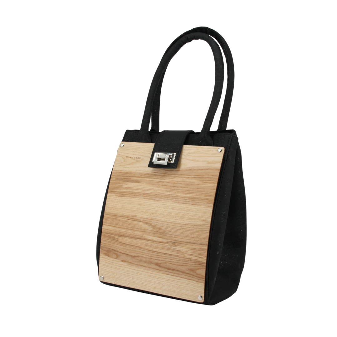 Holz Kork Handtasche * Carlotta * Kork und Eschenholz * weltweit einzigartig * verwandelbar in 2 Formate * high-end Qualität * Umhängetasche für Frauen * Shopper * handmade in Südtirol