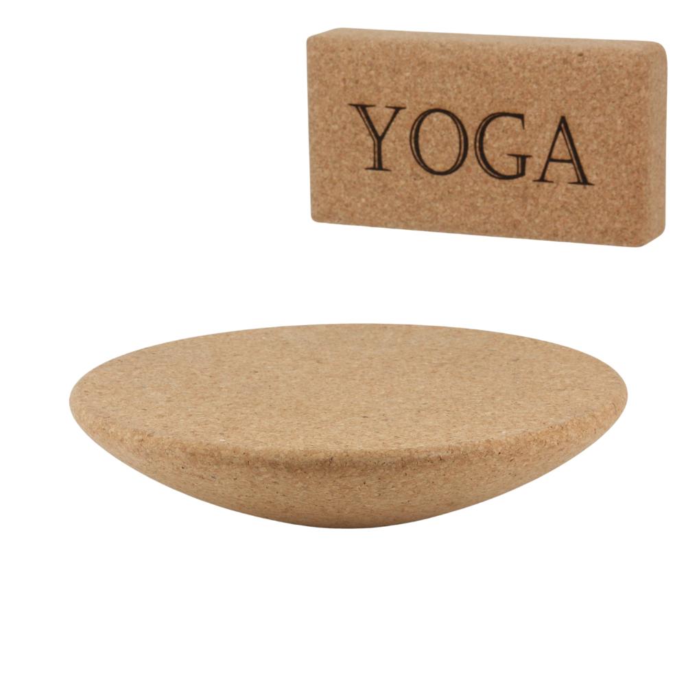 Balance Board aus Kork * half moon * vegan * umweltfreundlich * antiseptisch * Premium Qualität * hergestellt in Portugal