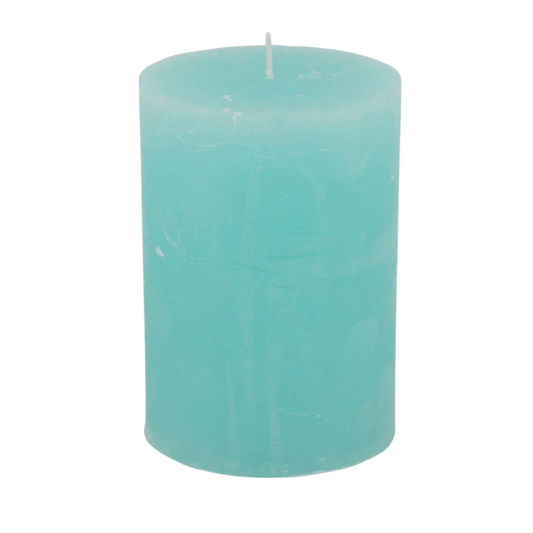 Rustico candle set, 7 x 10 cm * 45-hour burn time * mint * handmade * dyed throughout * leak-proof * soot-free * odorless * by Steinhart Candles, Bad Tölz