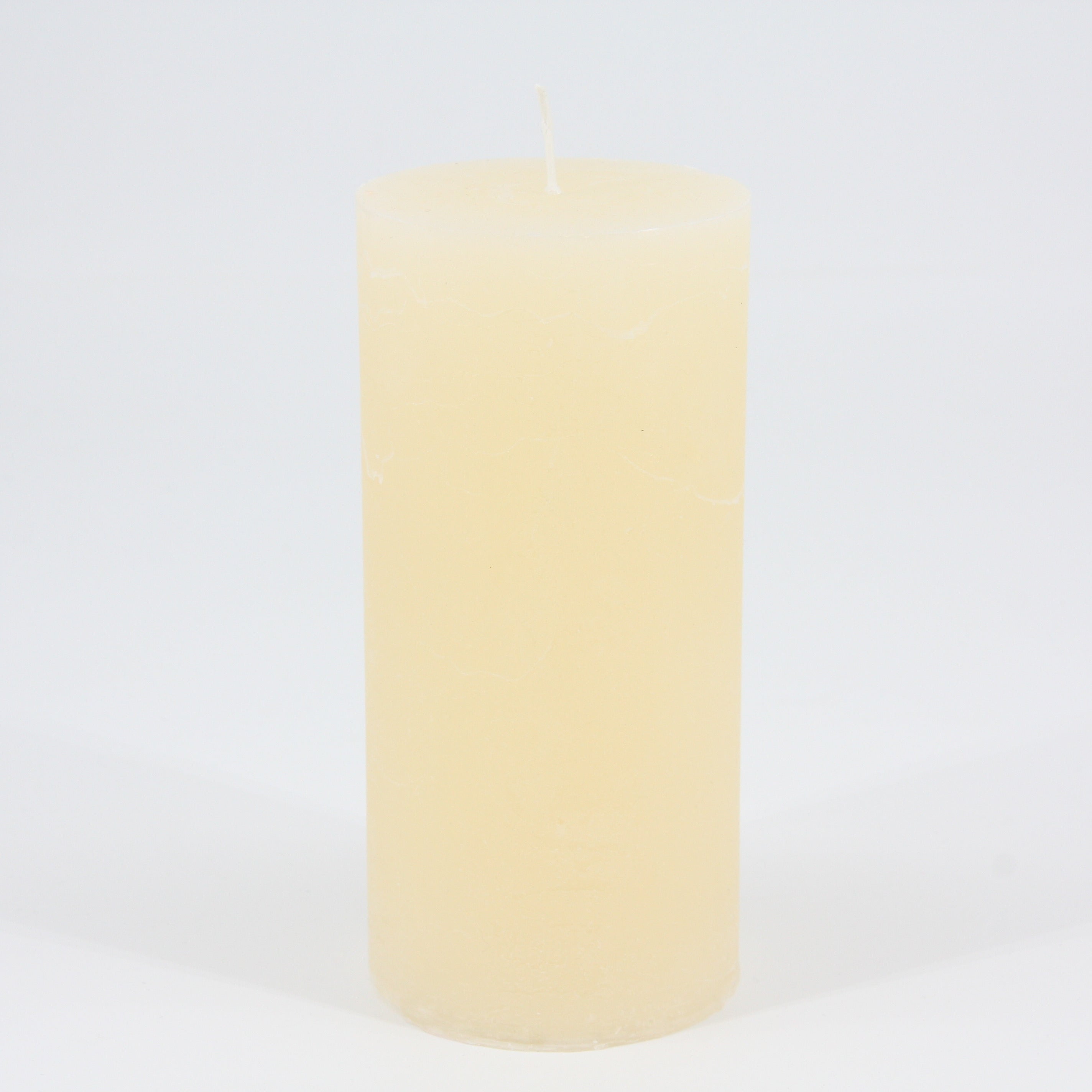 Kerze Rustico 7 x 15 cm im Set * 65 Std. Brenndauer * Elfenbein * von Hand gearbeitet * durchgefärbt * Auslaufschutz * rußfrei * geruchslos * von Kerzen Steinhart Bad Tölz