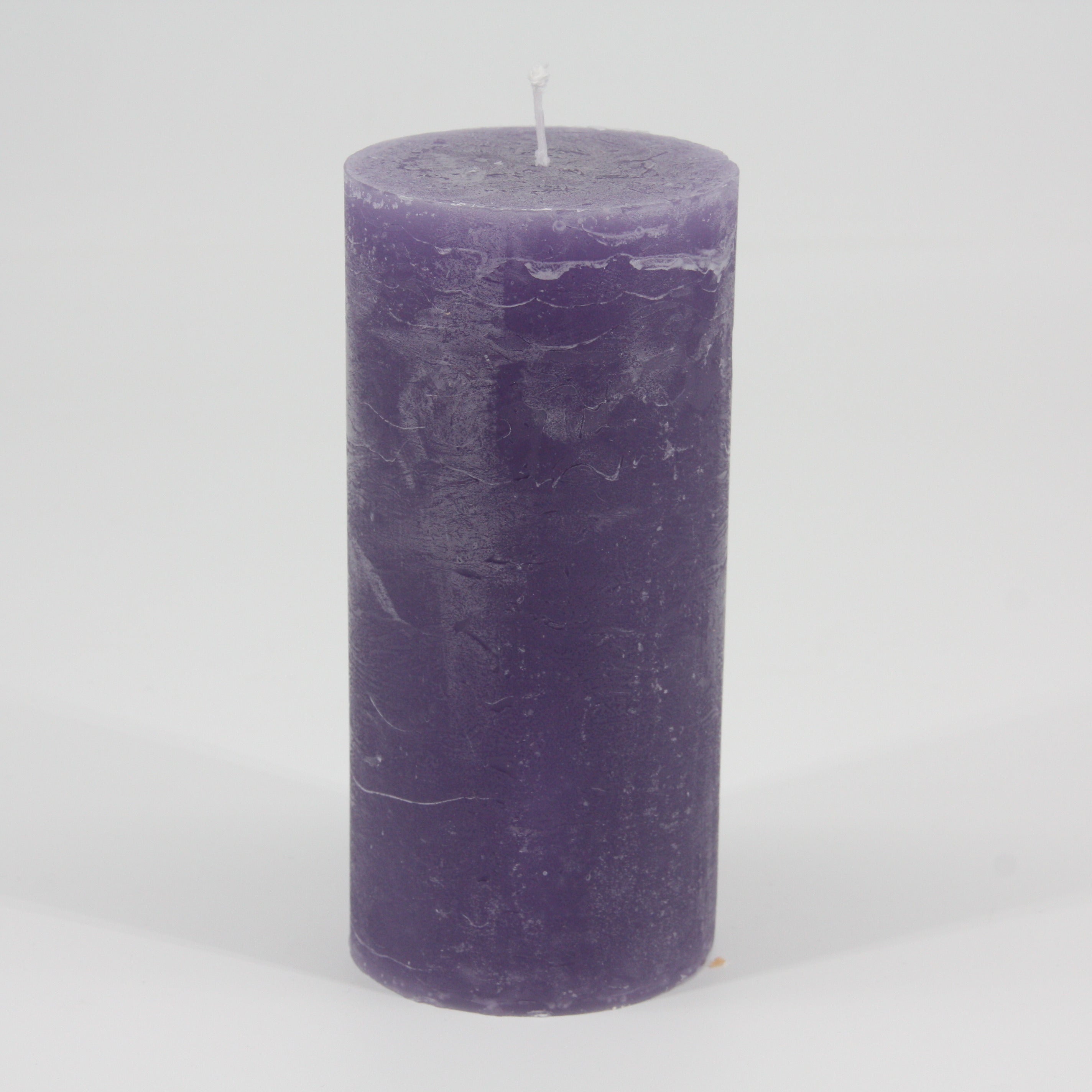 Kerze Rustico 7 x 15 cm im Set * 65 Std. Brenndauer * Flieder * von Hand gearbeitet * durchgefärbt * Auslaufschutz * rußfrei * geruchslos * von Kerzen Steinhart Bad Tölz