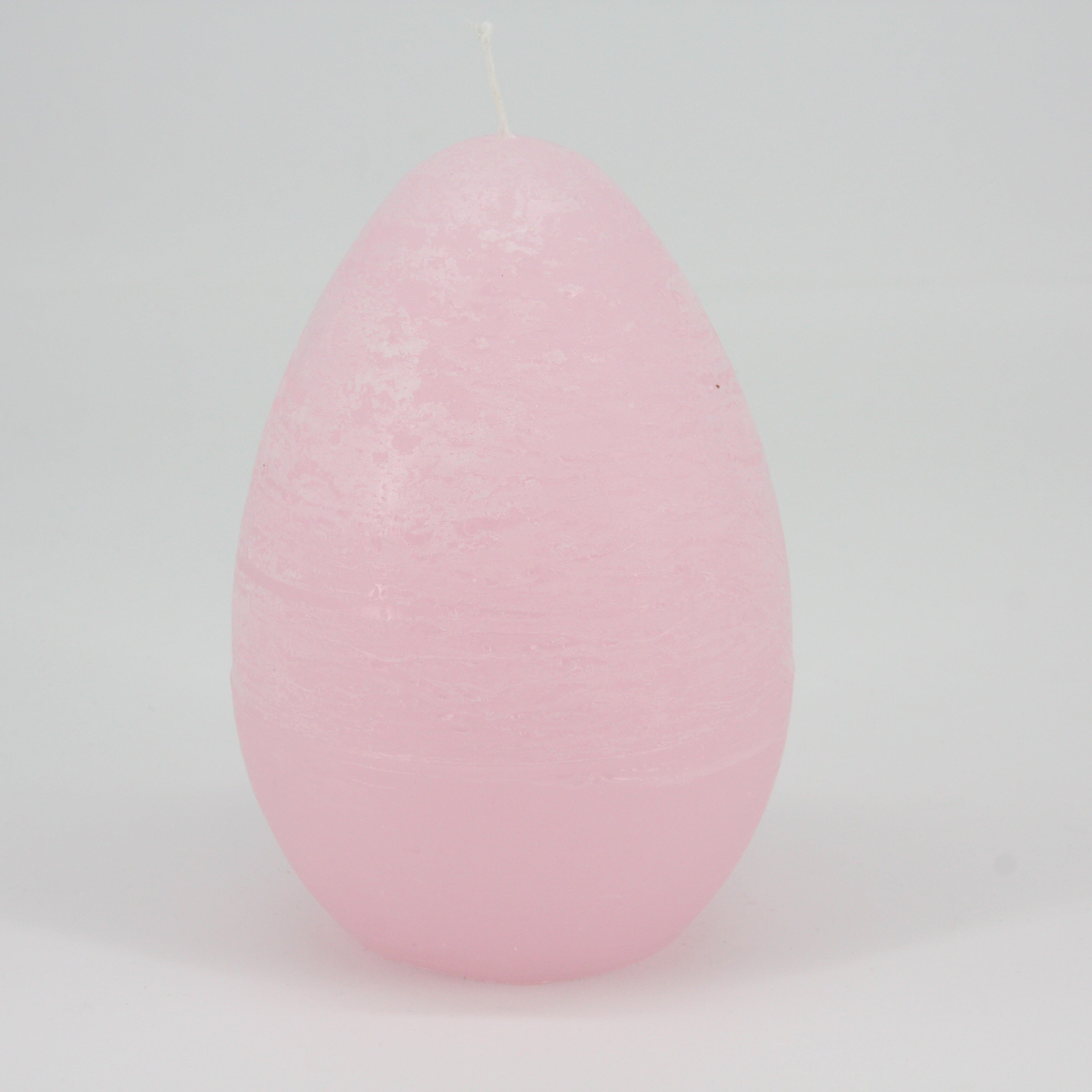 Eier-Kerze Rustico 10 x 16 cm * Osterkerze * 100 Std. Brenndauer * rosa * von Hand gearbeitet * durchgefärbt * rußfrei * geruchslos * von Kerzen Steinhart Bad Tölz