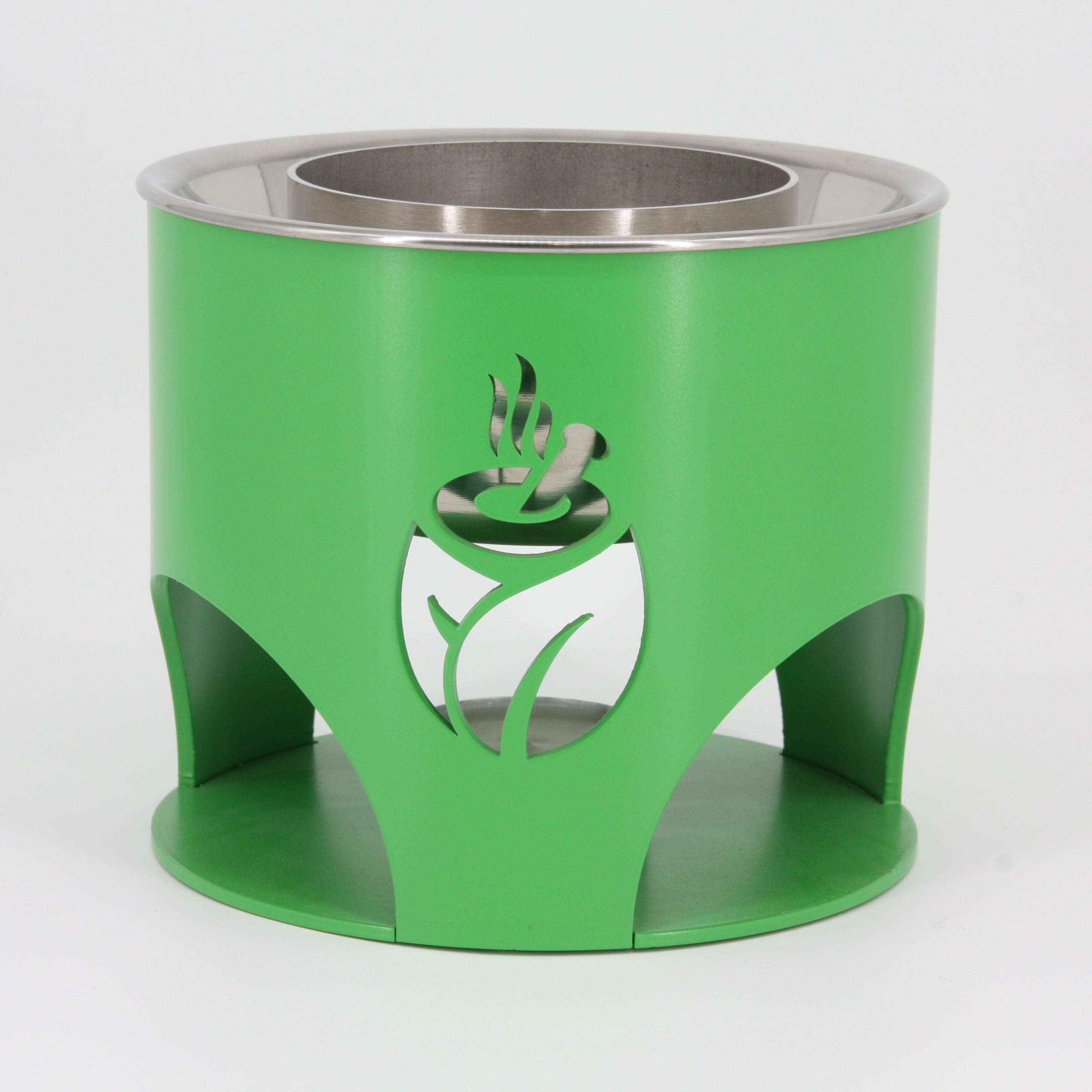 verKORKst Premium Kräuterdampfofen FLAME * grün * natürlicher Duft ohne Strom * Aromatisierung, Befeuchtung und Desinfektion der Luft * made in Germany