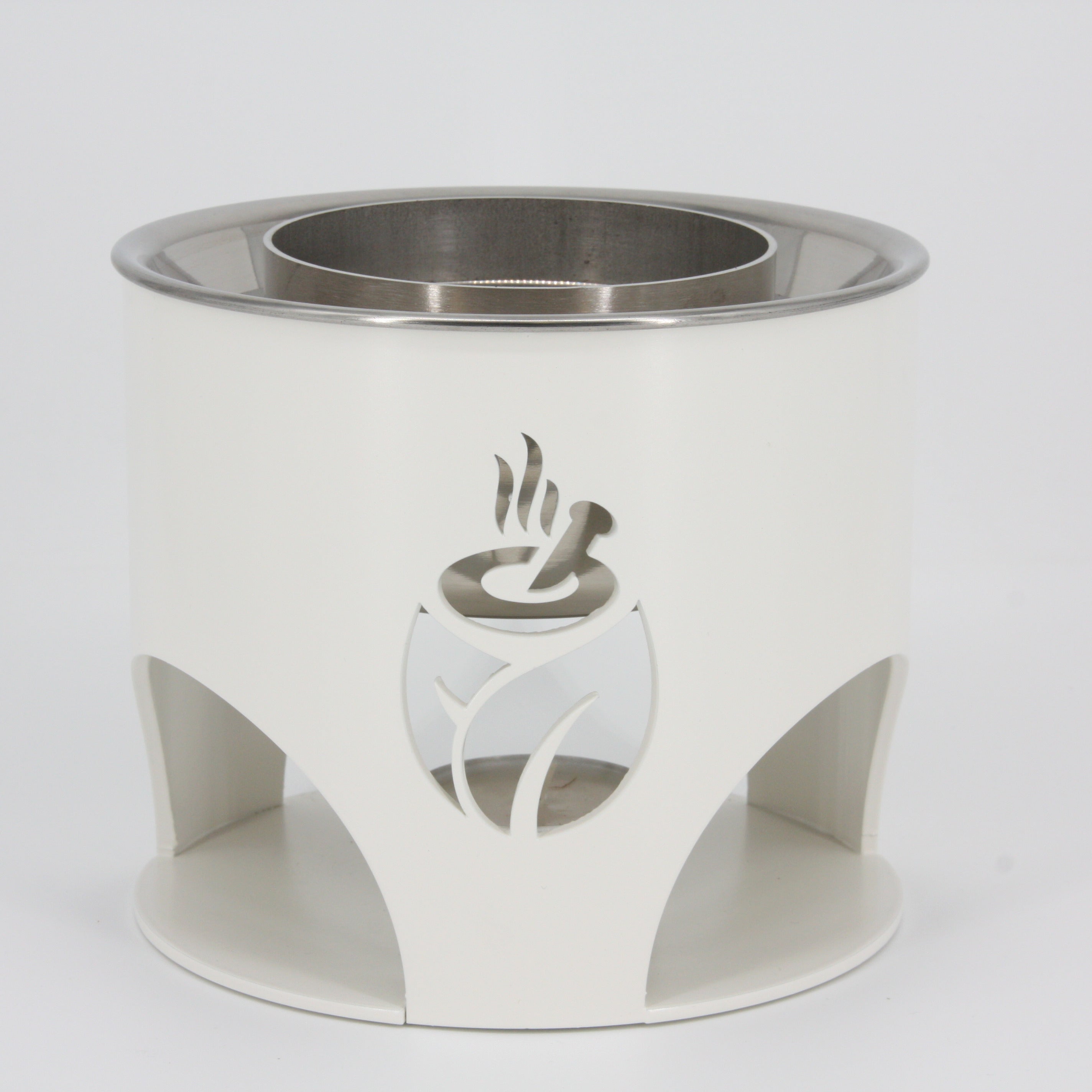 verKORKst Premium Kräuterdampfofen FLAME * weiß matt * natürlicher Duft ohne Strom * Aromatisierung, Befeuchtung und Desinfektion der Luft * made in Germany