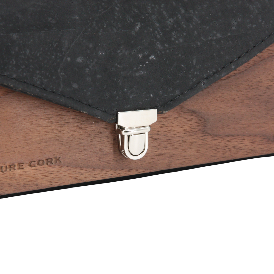 Holz Kork Geldbörse * Lallo * Kork und Nussbaum * weltweit einzigartig * high-end Qualität * Portemonnaie für Frauen * handmade in Südtirol