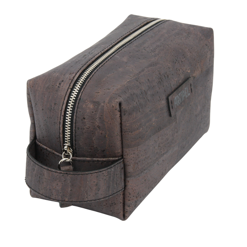 Kork Kulturbeutel * Vegan * Popp Kit für Männer * abwaschbar * antiseptisch * handmade in Portugal
