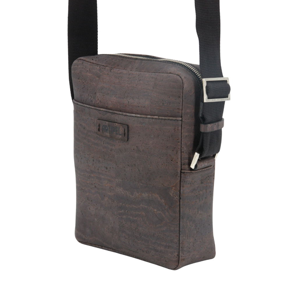 Kork Männer Schultertasche * Vegan * Umhängetasche für Männer * Crossbody * handmade in Portugal