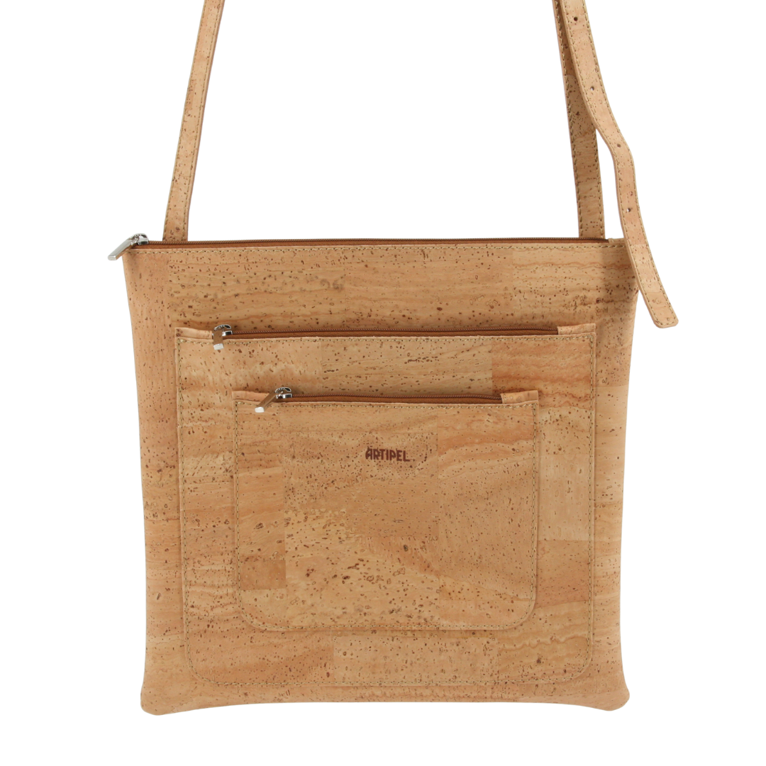 Cork handbag * in 2 sizes and 2 designs * vegan * shoulder bag for women * crossbody * shopper * handmade in Portugal