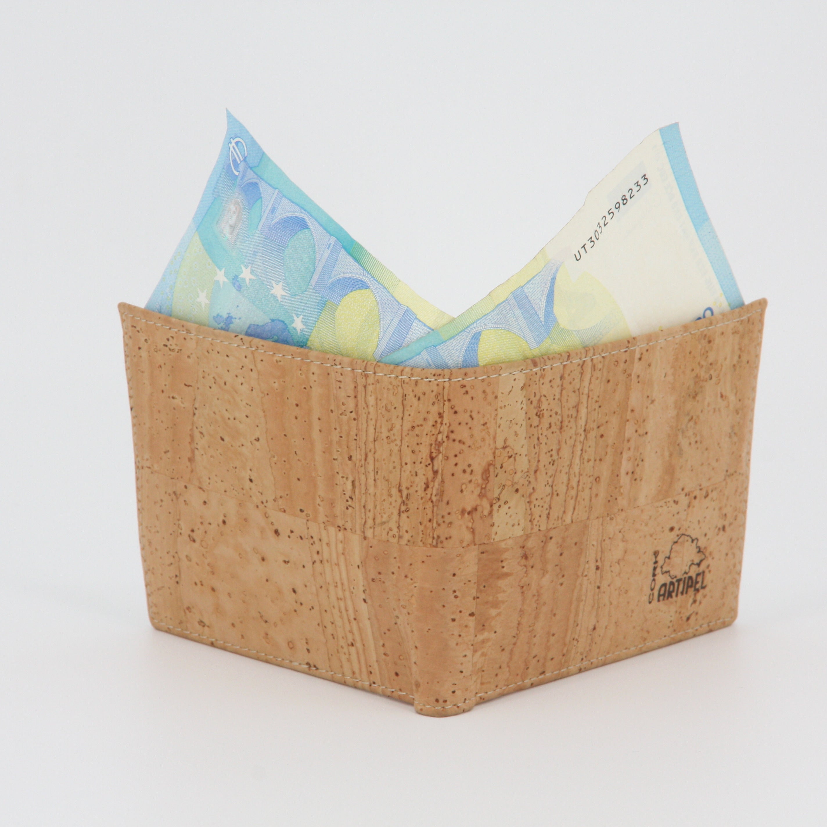 Kork Kreditkartentasche * Ideal für Hosentasche * 2 Farben * Vegan * Unisex * Männer und Frauen Börse für Kreditkarten * handmade in Portugal * Marke Artipel