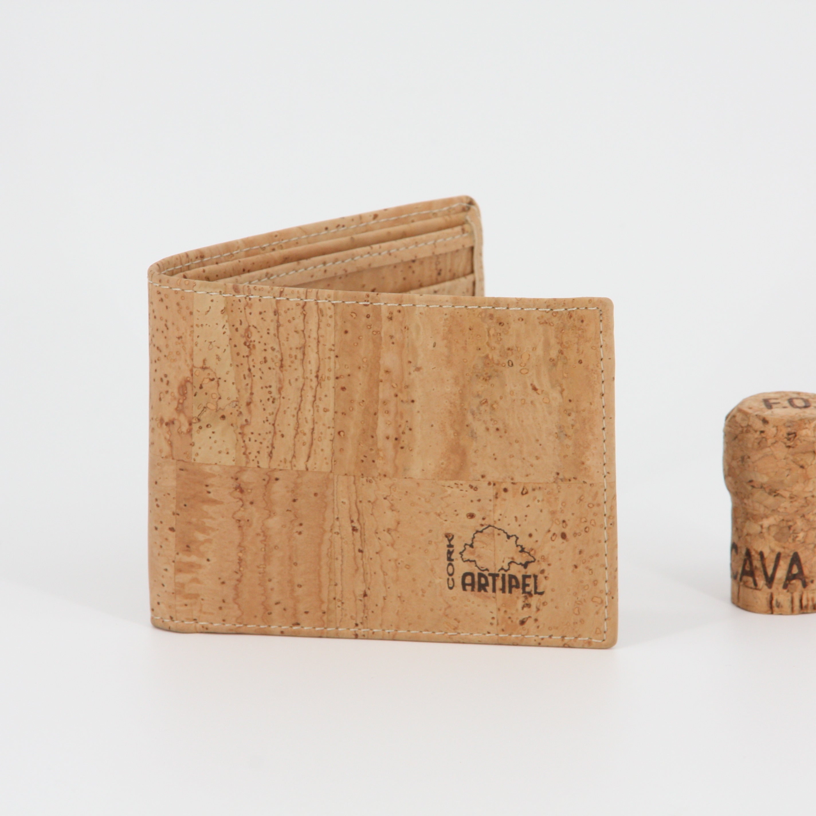 Kork Kreditkartentasche * Ideal für Hosentasche * 2 Farben * Vegan * Unisex * Männer und Frauen Börse für Kreditkarten * handmade in Portugal * Marke Artipel