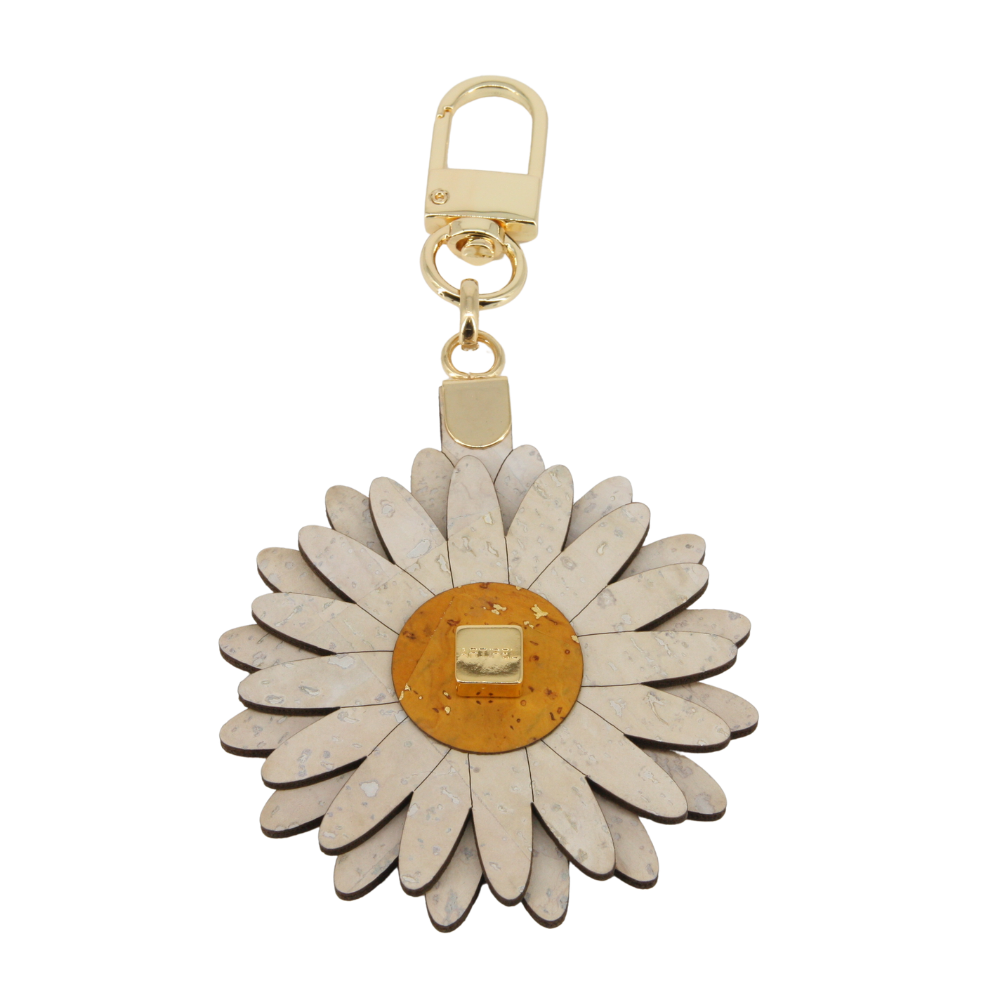 Kork Schlüsselanhänger * Anhänger für Taschen * Sonnenblume * Geschenk für Frauen * handmade in Portugal * Marke Artipel