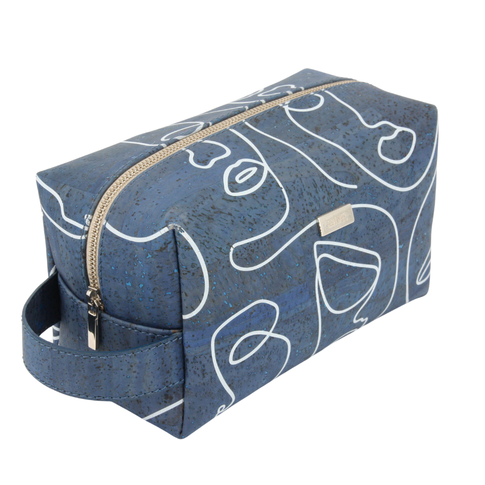 Kork Kulturbeutel * Vegan * Popp Kit für Männer * abwaschbar * antiseptisch * handmade in Portugal