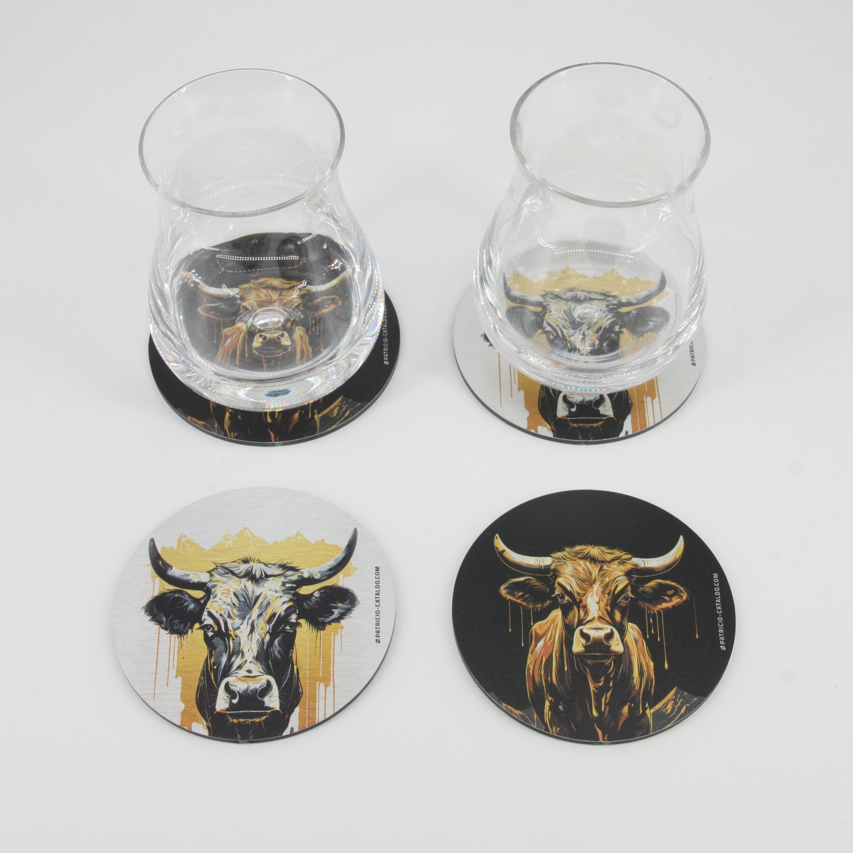 VERKORKst premium champagne bar stool made of cork and metal * Muselet design * Vintage side table * vegan * Made in Portugal