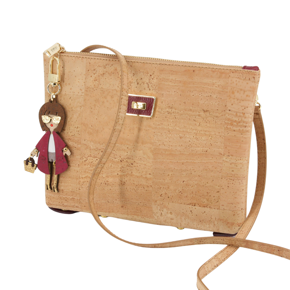 Kork Handtasche 2in1 * 1 Tasche - 2 Formen und Größen * high-end Qualität * verschiedene Designs * Vegan * Umhängetasche für Frauen * Crossbody * Shopper * handmade in Portugal