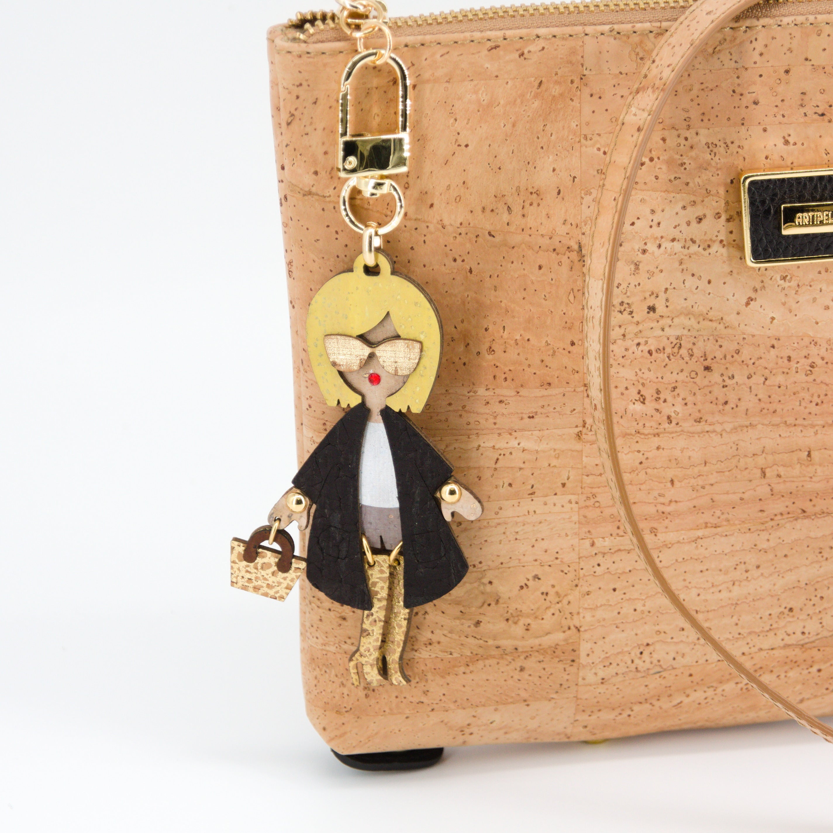 Kork Handtasche 2in1 * 1 Tasche - 2 Formen und Größen * high-end Qualität * verschiedene Designs * Vegan * Umhängetasche für Frauen * Crossbody * Shopper * handmade in Portugal