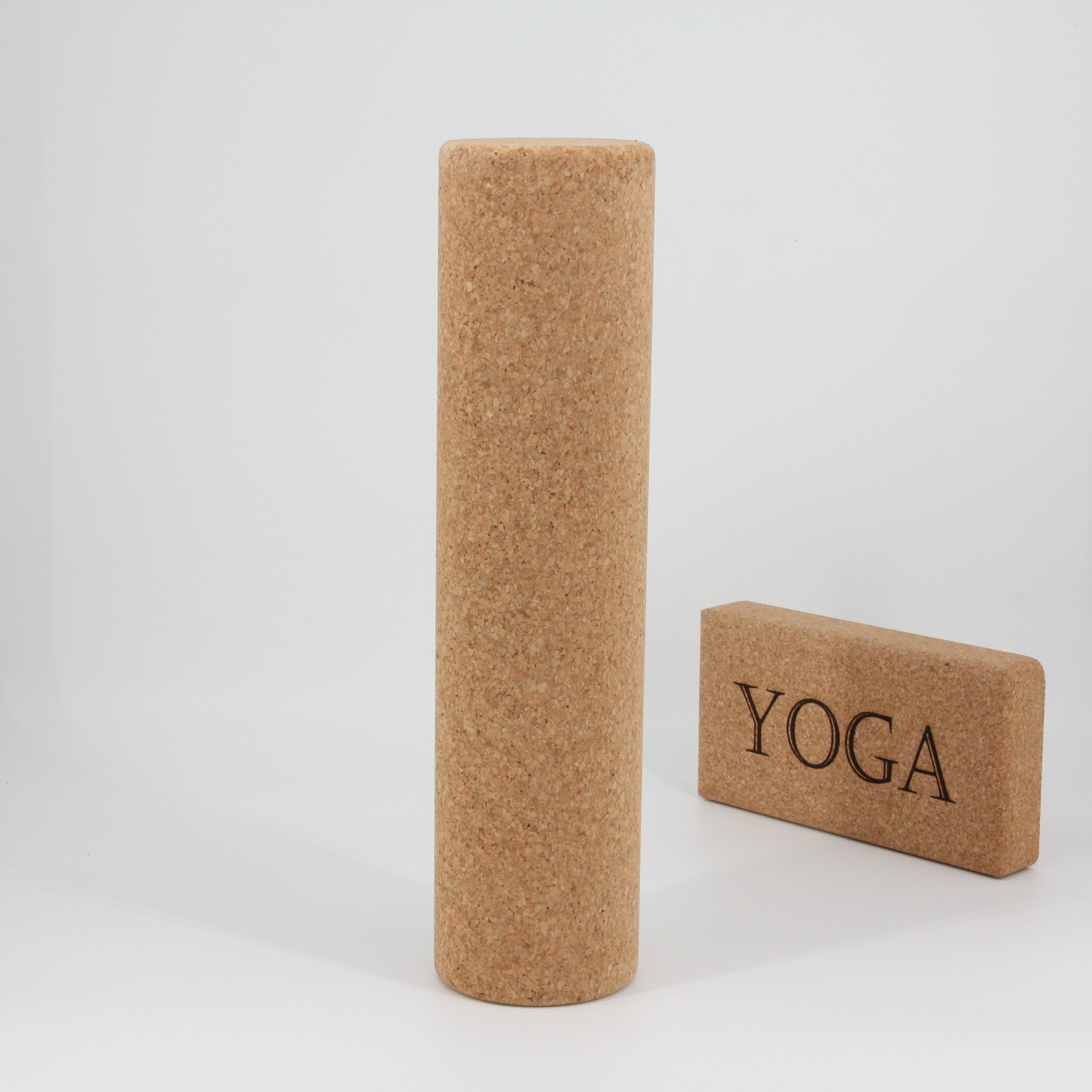 Yoga Massage-Rolle aus Kork * Kork Fitness-Zylinder * Faszien-Rolle * vegan * umweltfreundlich * antiseptisch * Premium Qualität * hergestellt in Portugal