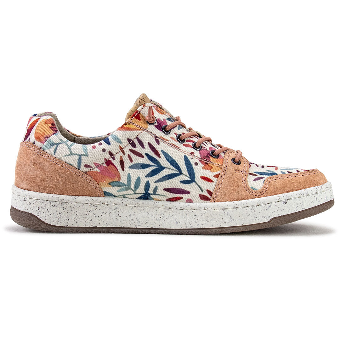 Kork Sneaker * Textile Commuter flower * Freizeitschuh aus Kork von Doghammer Rosenheim * nachhaltiger Frauenschuh * handmade in Portugal