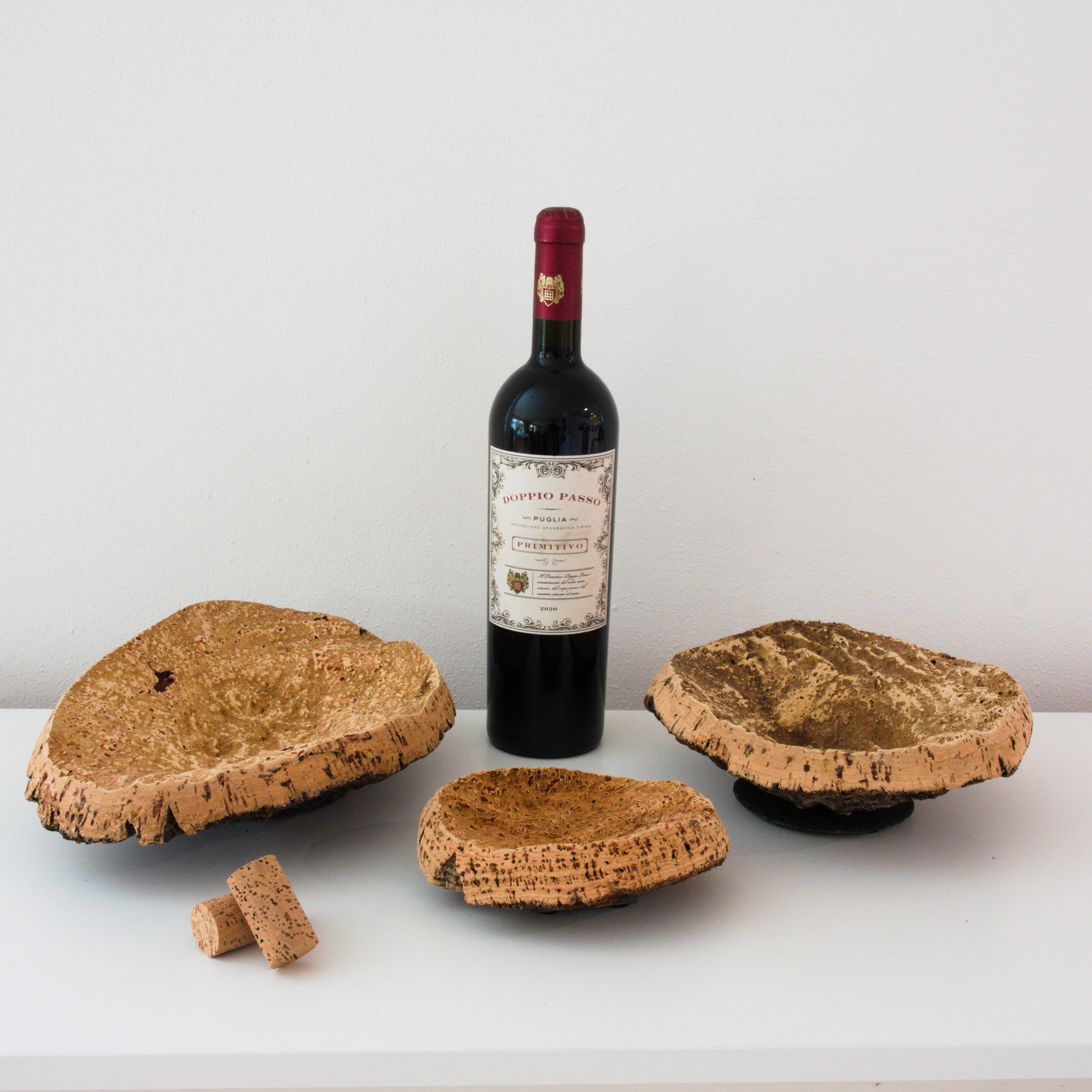 verKORKst Premium Korkschale *AKTION ab EUR 23,00* * verschiedene Größen * Obstschale Brotschale * Ablageschale * Deko Schale für Tisch Büro Küche Bad WC