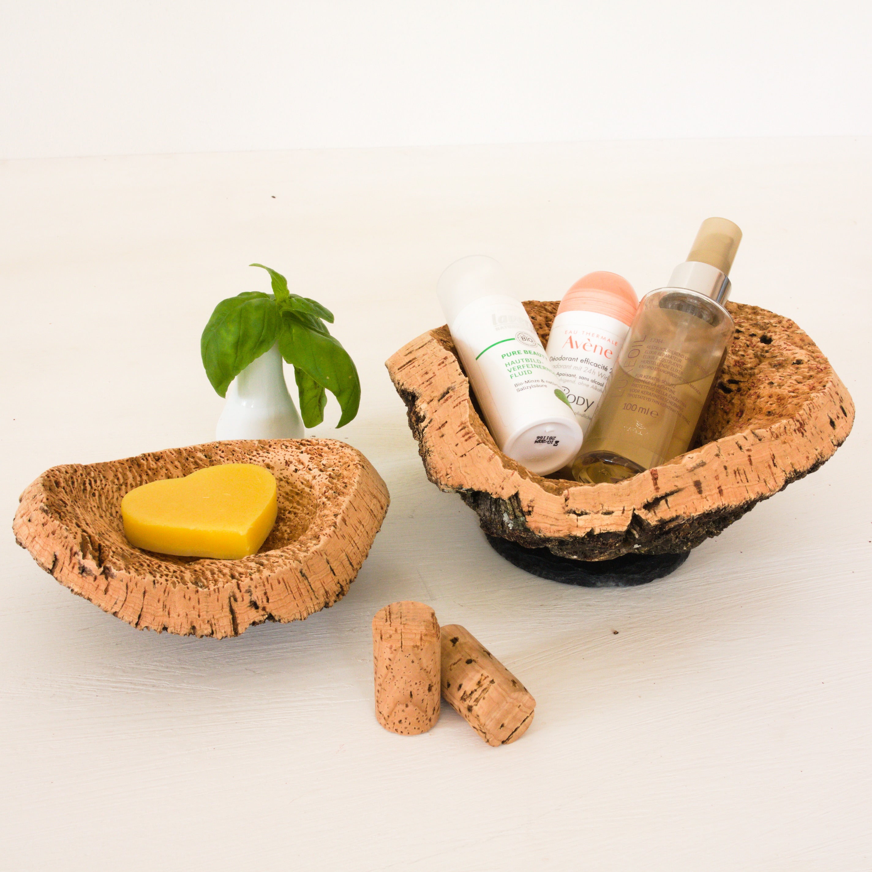 verKORKst Premium Korkschale *AKTION ab EUR 23,00* * verschiedene Größen * Obstschale Brotschale * Ablageschale * Deko Schale für Tisch Büro Küche Bad WC