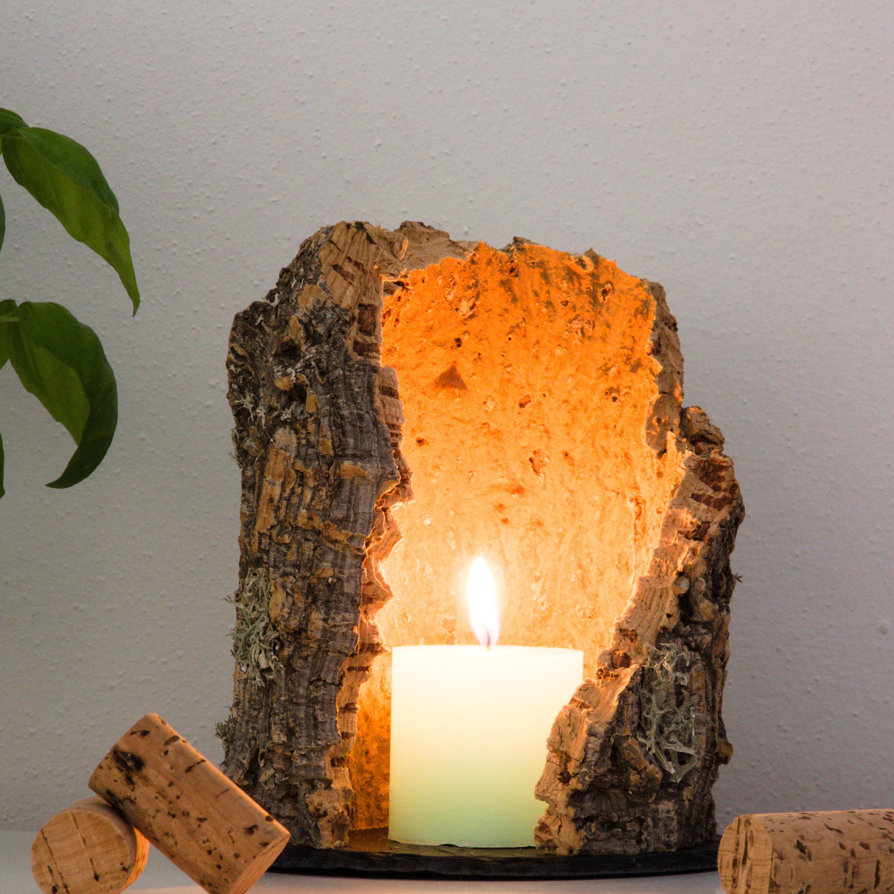 verKORKst Premium Baby Windlichter aus Kork *AKTION ab EUR 42,00* Kerzenhalter * hochwertige Dekoration für Kerzen